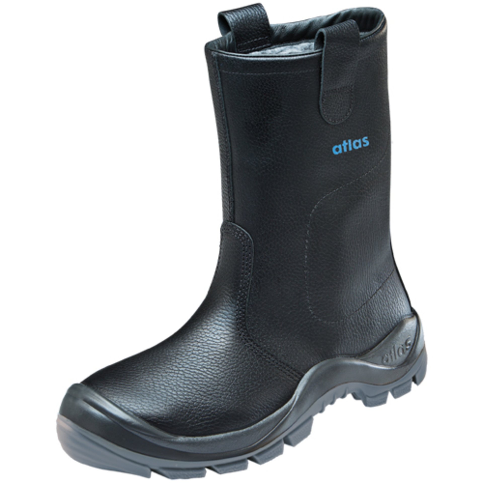 Stiefel, Schnürstiefel?, Gummisohle, Lederoptik, schwarz