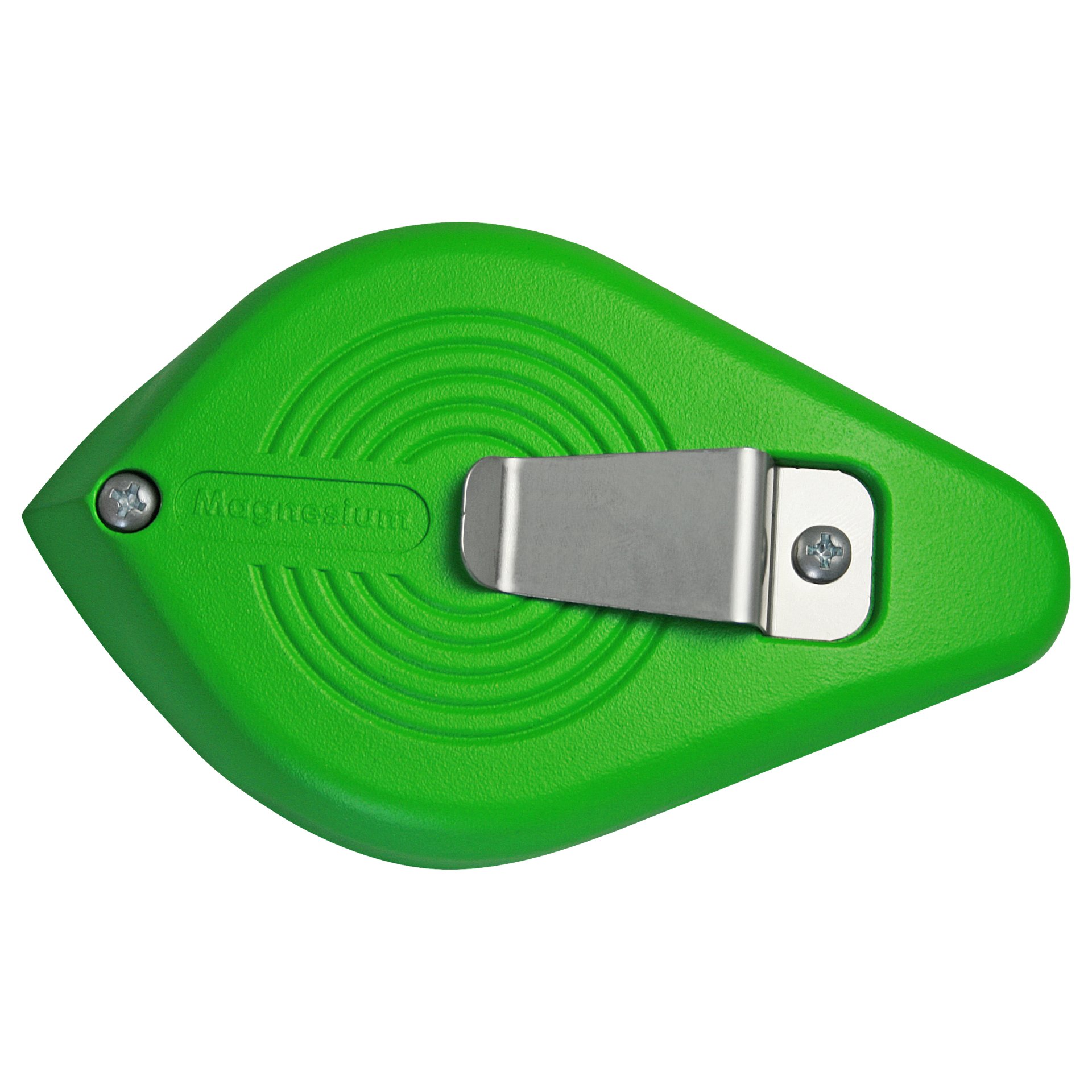 lineal tape, Measuring tape, grüner fall, Metallclip, Taschenwerkzeug