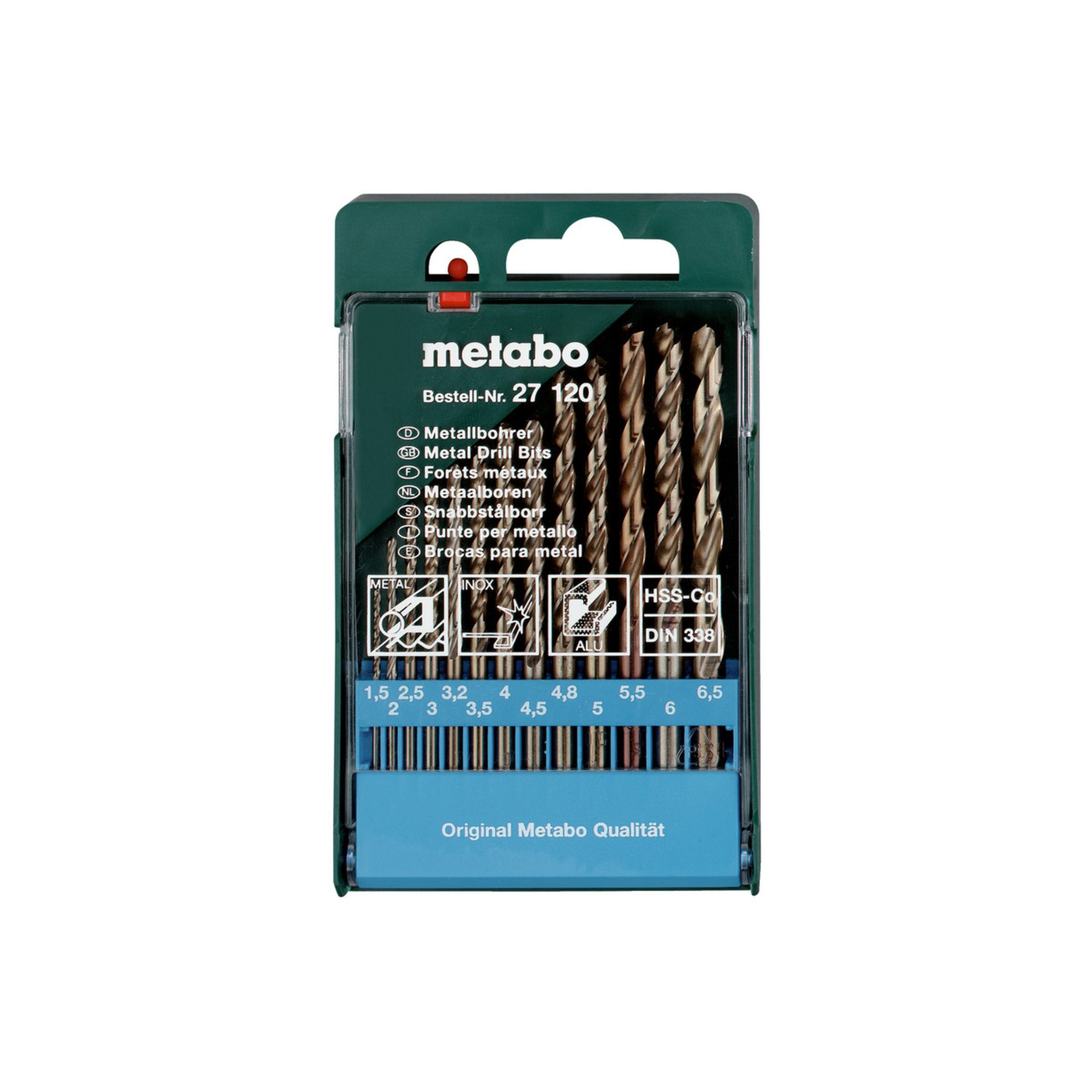 Metabo HSS-Co-Bohrerkassette, 13-teilig (627120000)