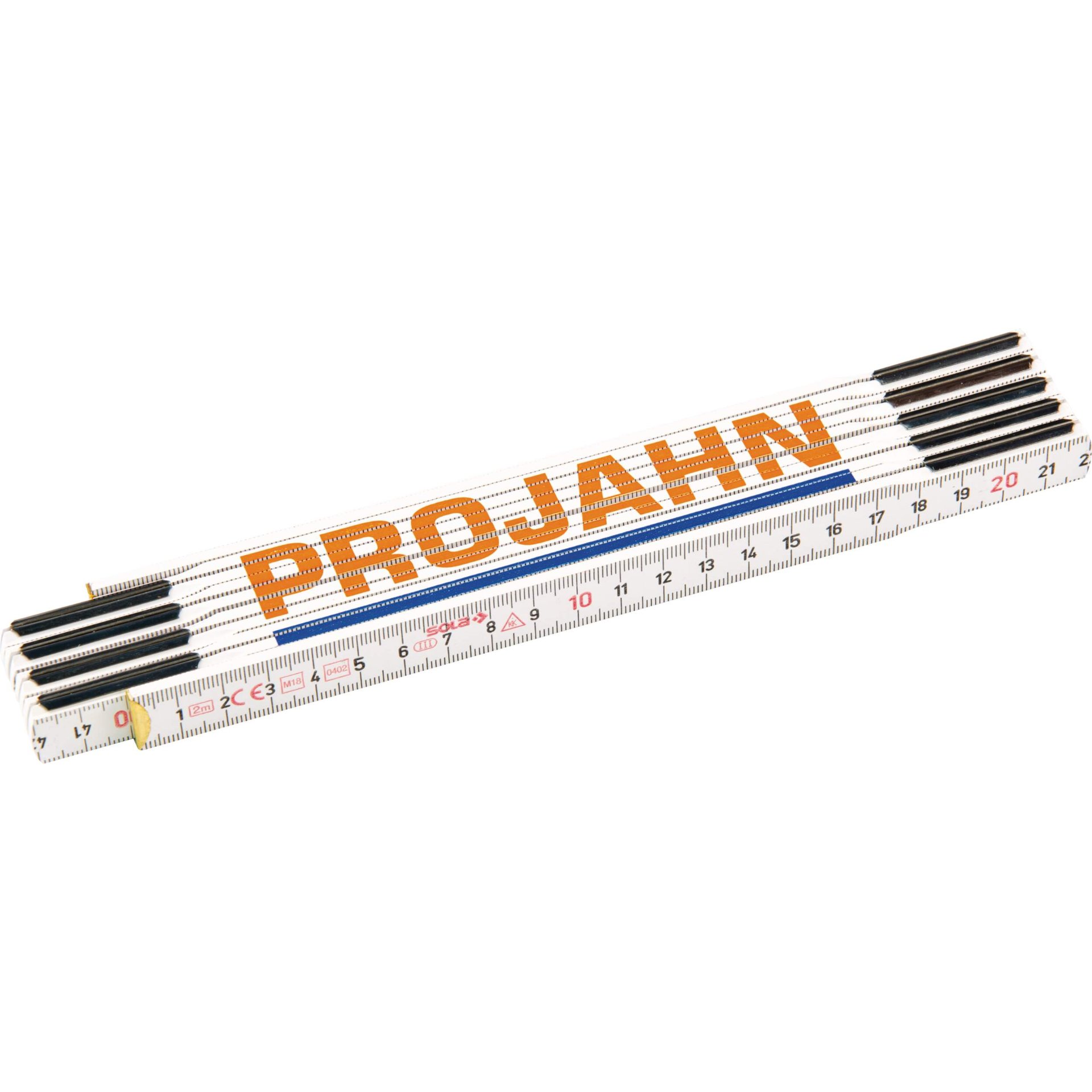 ProJahn, Lineal, Messstreifen, Taschenlineal, Metallskala