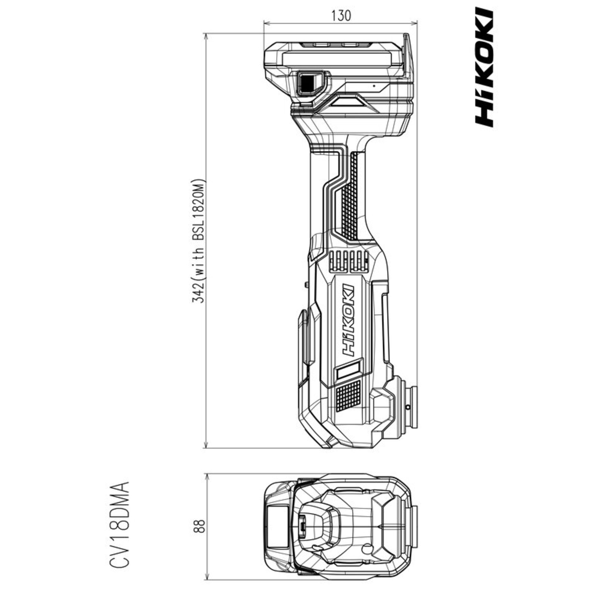Waffe, CAD-Diagramm, Diagramm