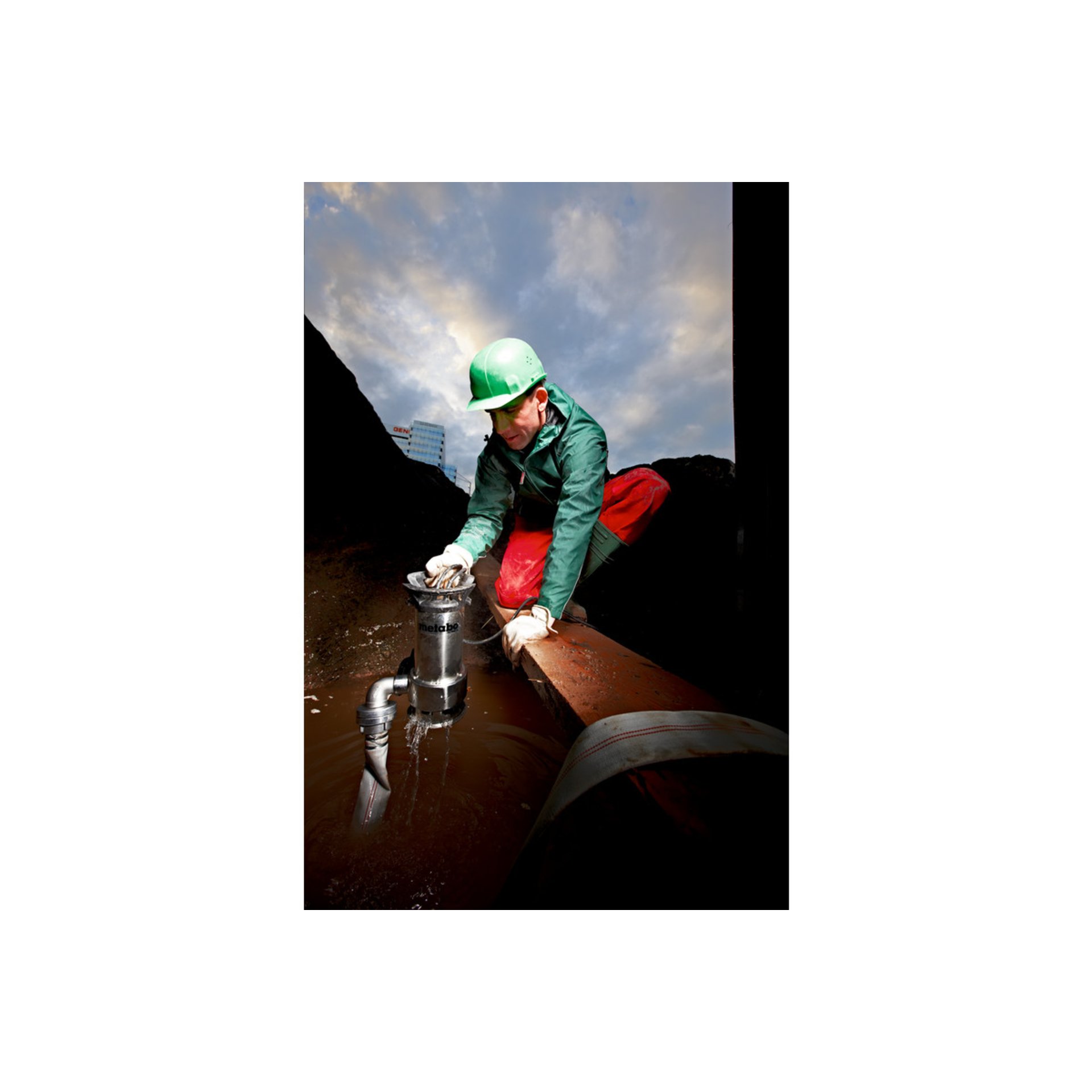 Person, Arbeiter, Schutzhelm, Helm, Handschuh