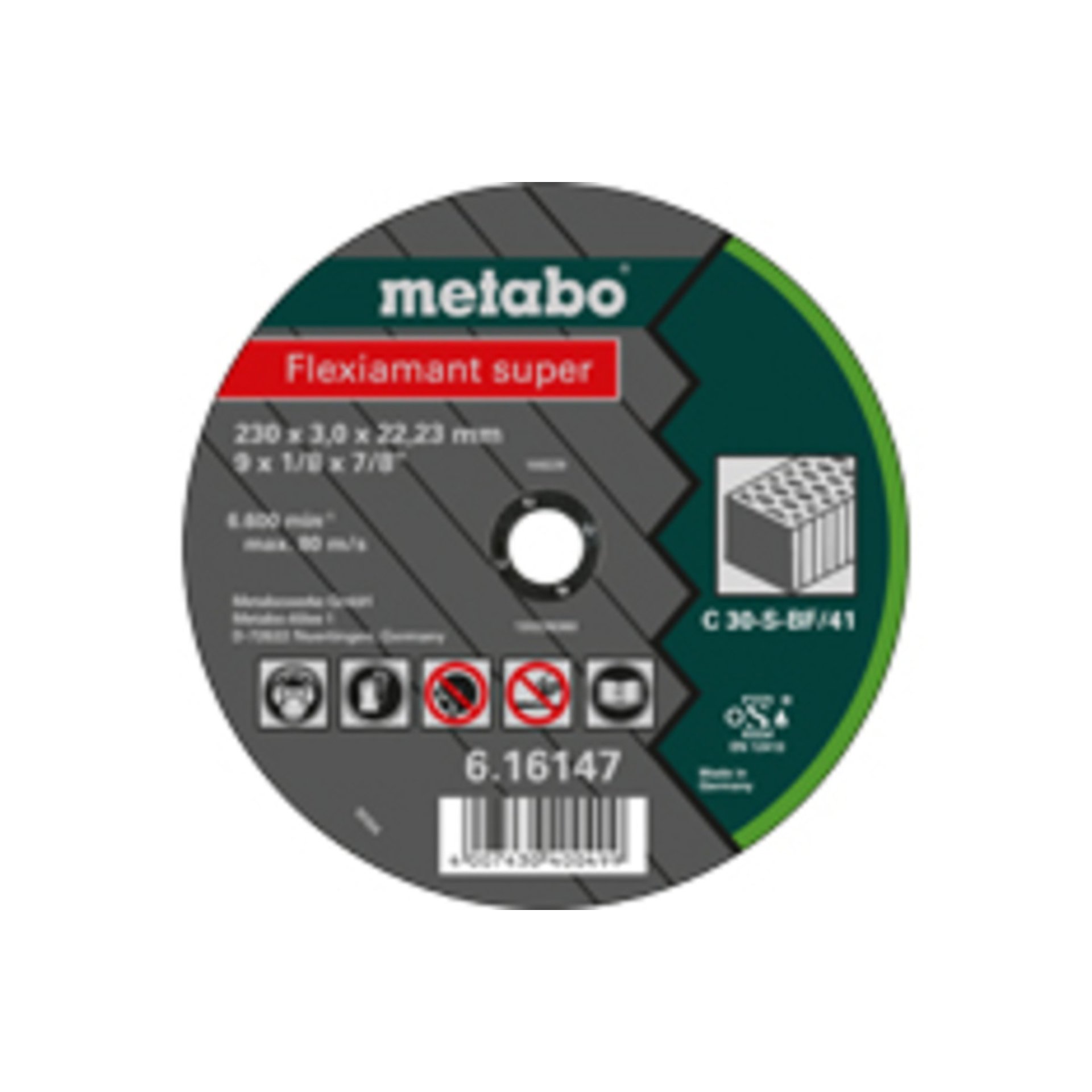 Trennscheiben für ortsfeste Trennmaschinen