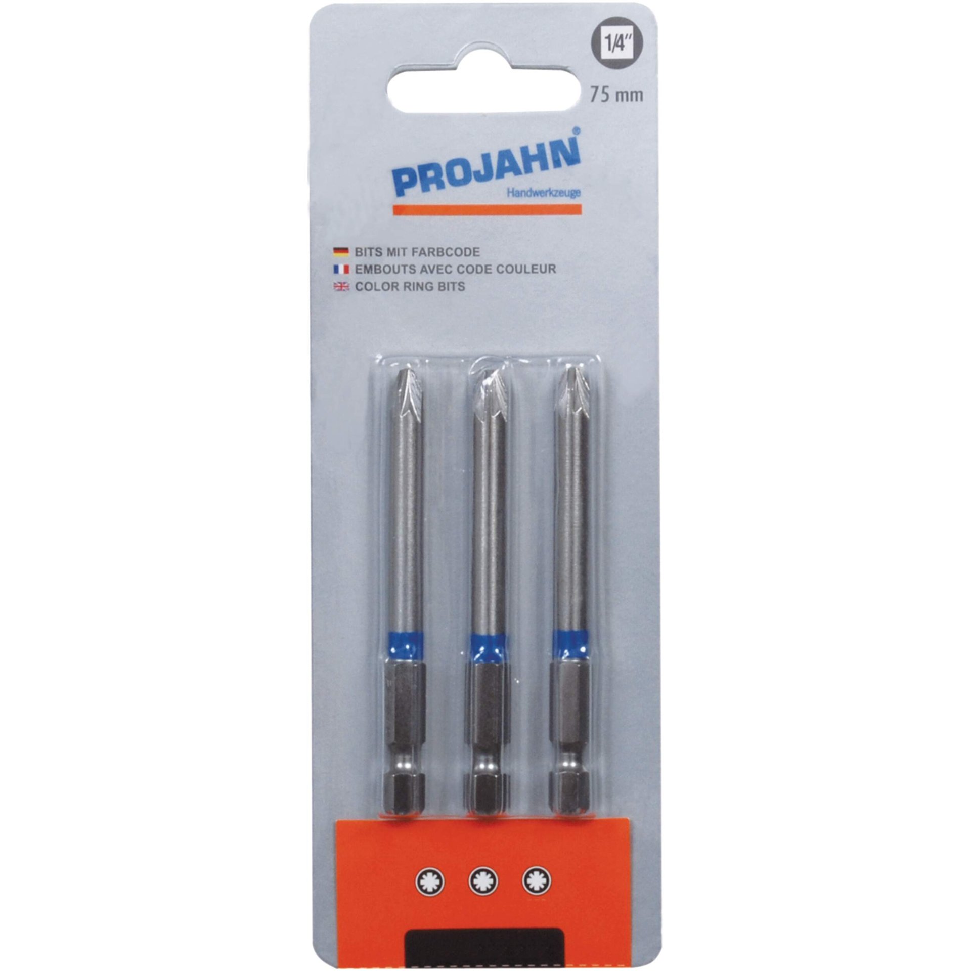 Schraubendreher-Bits, Torx-Bits, Metall-Bits, Dreierpack, 1/4 Zoll