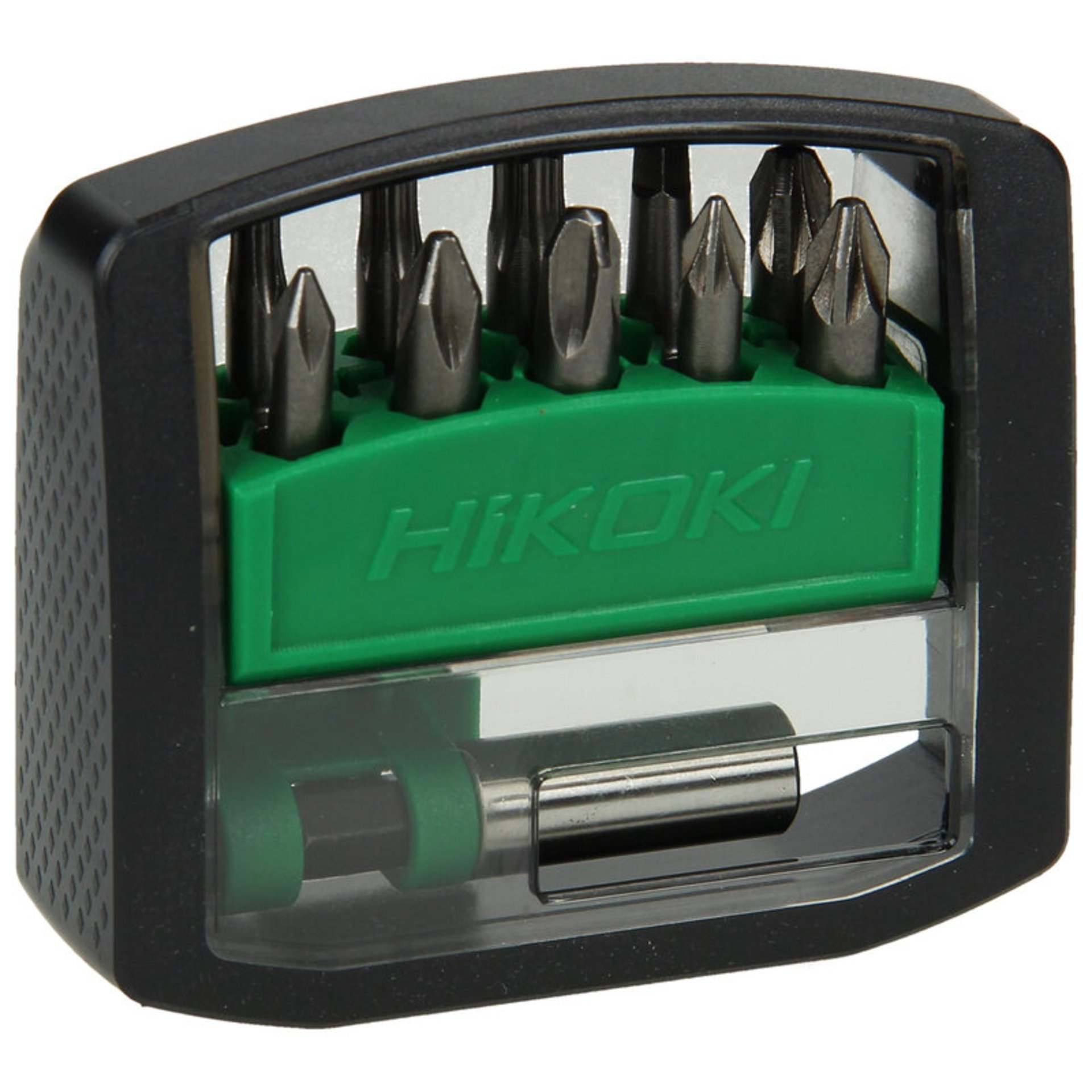 Hikoki Bit-Box 1/4", 11-teilig, 25mm, inkl. magnetischem Bithalter