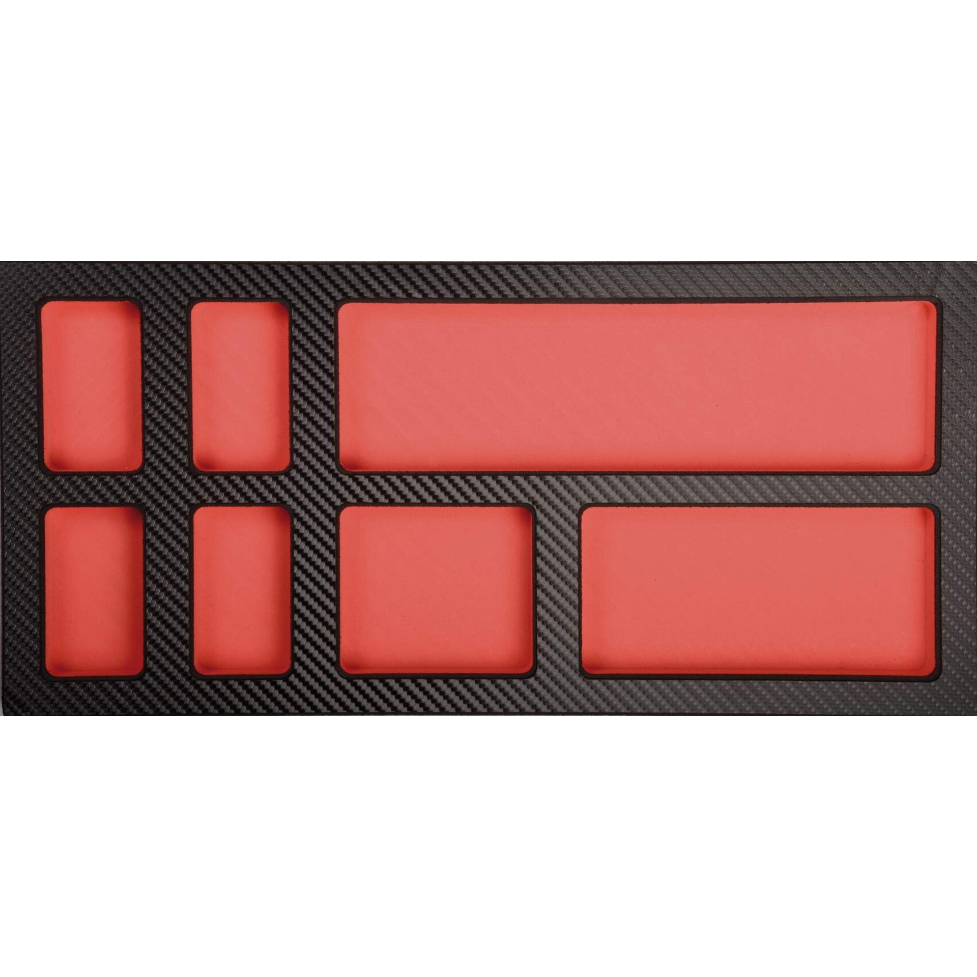 Makeup-Palette, Lippenstift-Palette, Rote Blöcke, Kosmetik-Palette, Farbplatte Rot