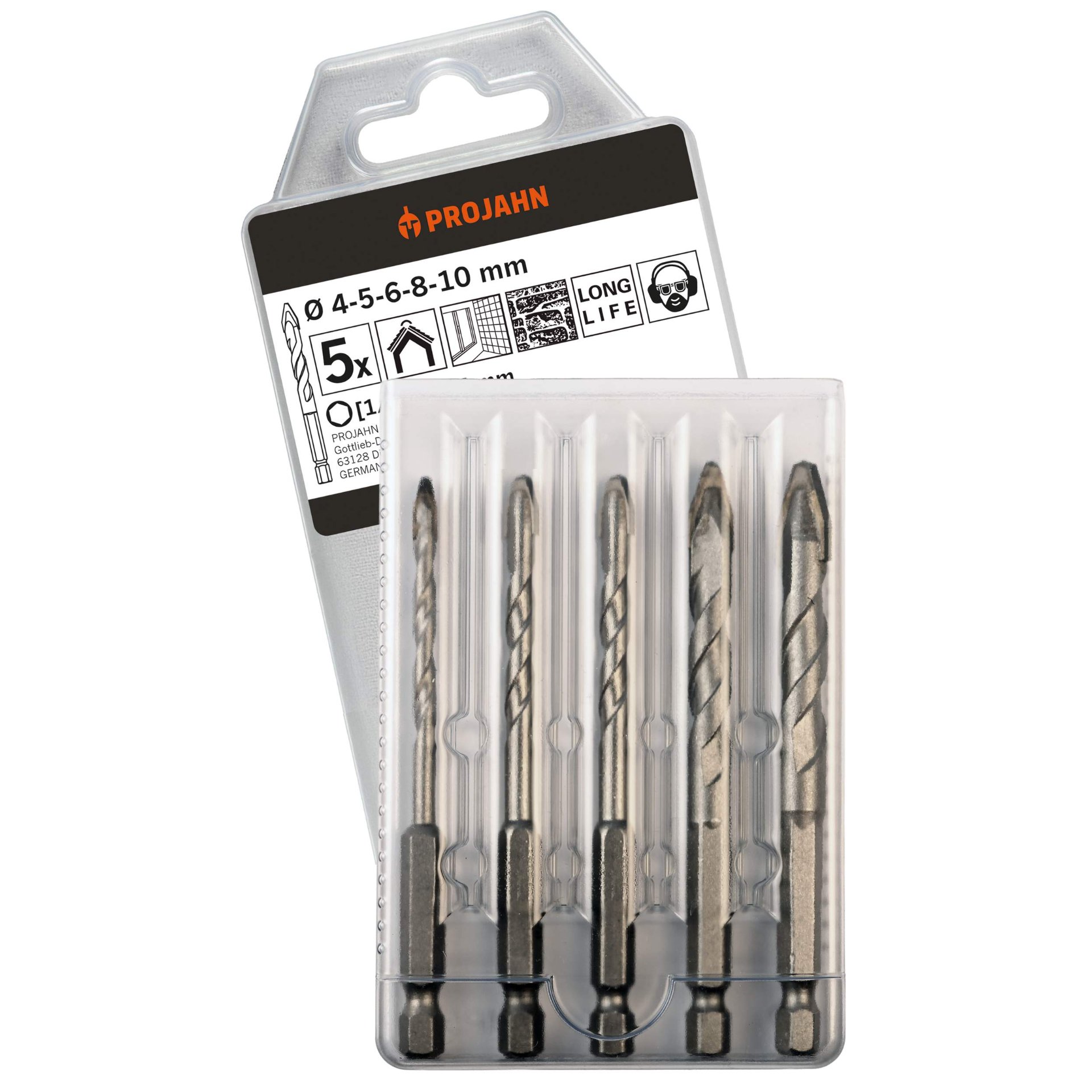 bohrersatz, satz, metall, schaft, 6-10 mm