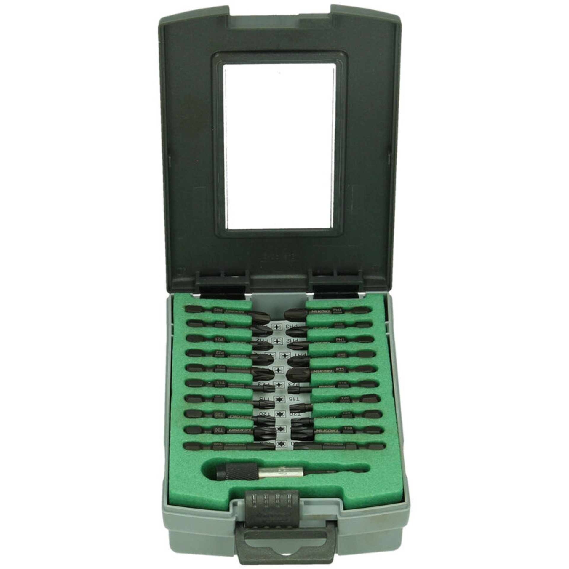 Hikoki Bit-Box 1/4", 21-teilig, 38mm, schlagfest