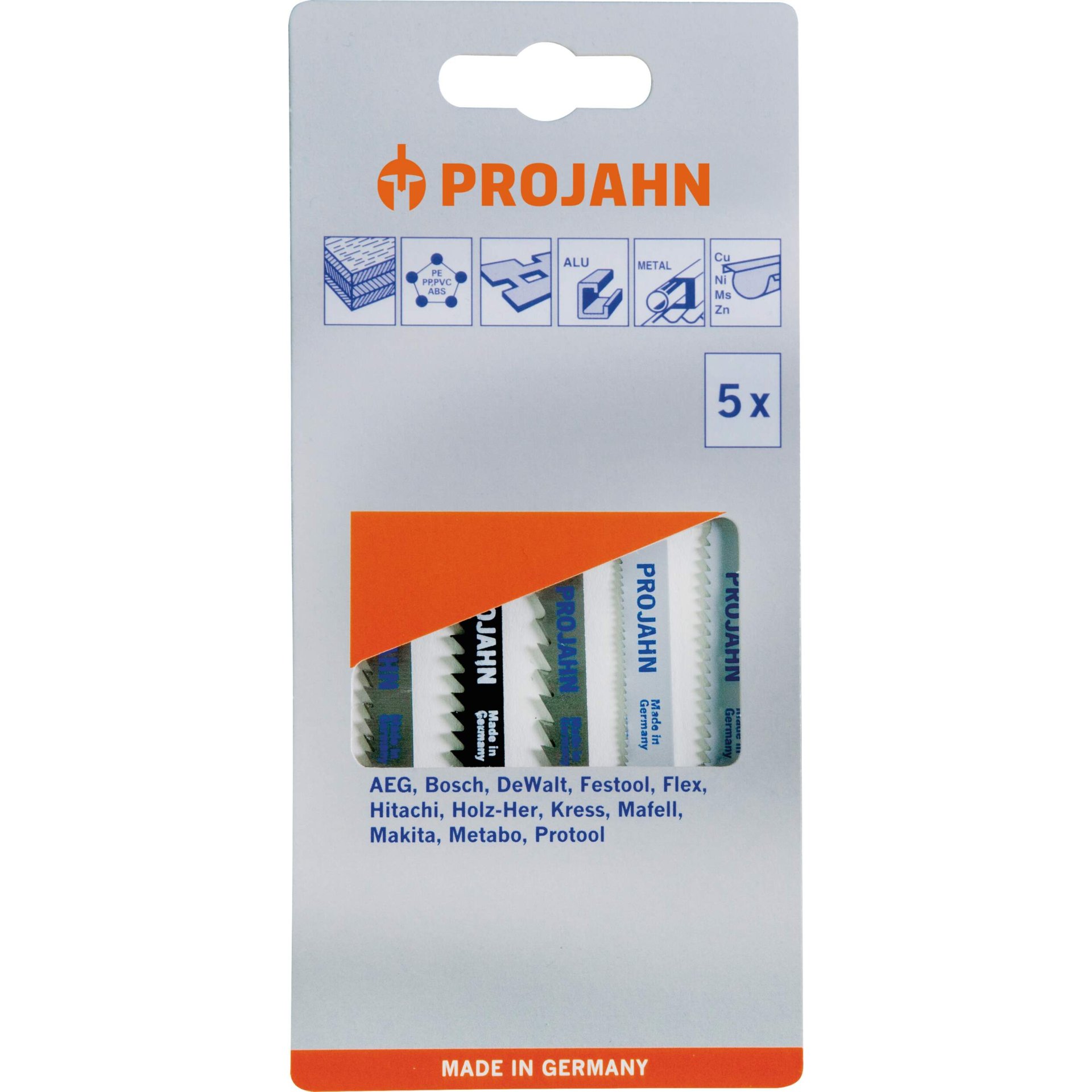 Schleifpapier, Schleifblätter, 5er Pack, Körnung, Made in Germany