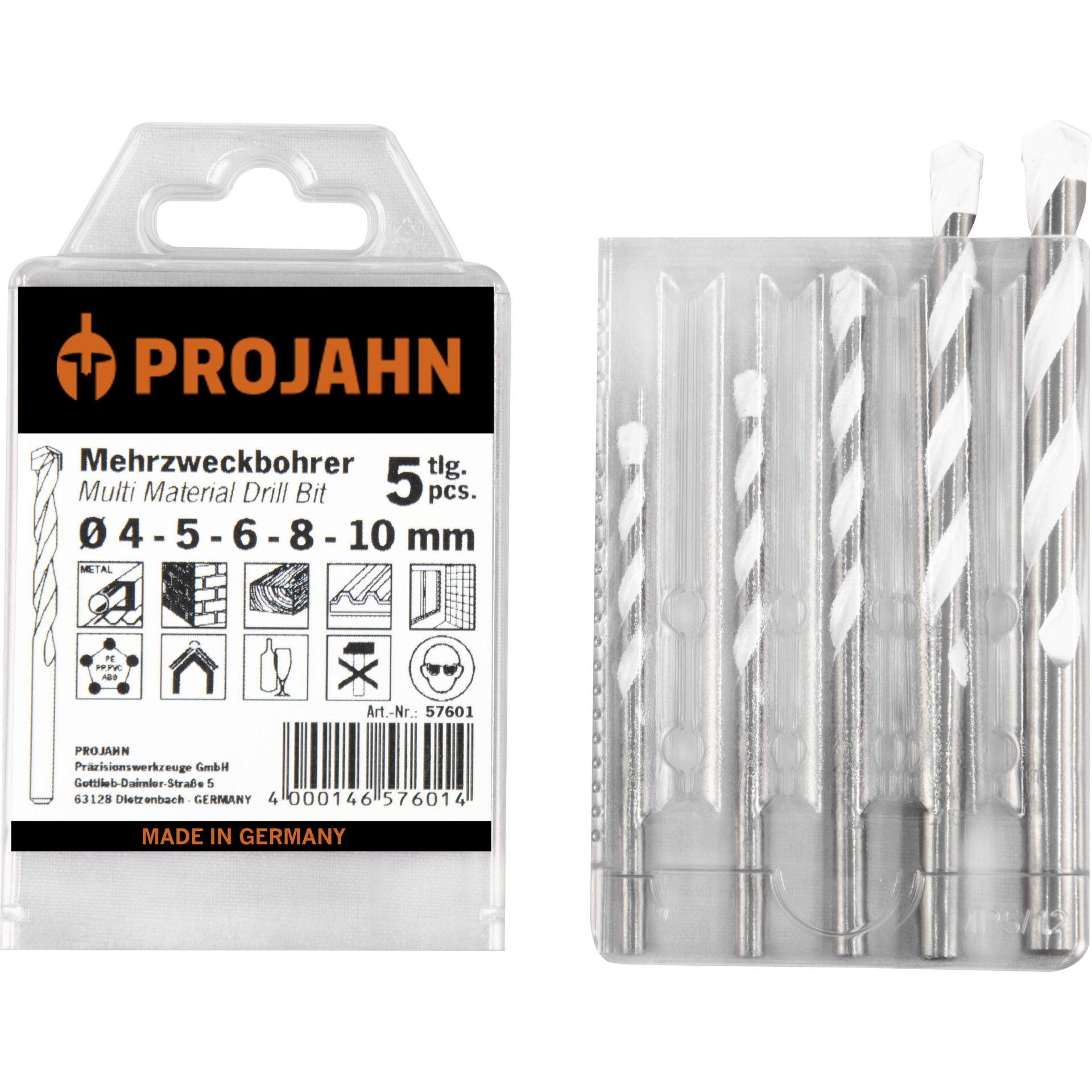 multi-material drill bits, drill bits set, metal drill bits, torpedo packaging, made in germany