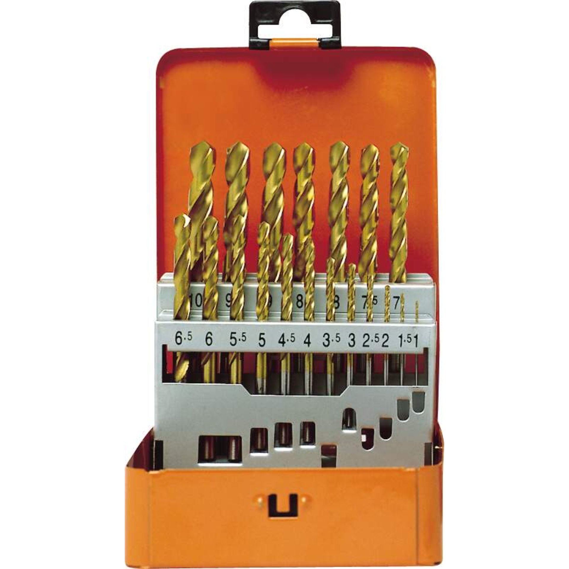 bohrer-set, bohrerset, drehende bohrer, metal drill bits, koffer