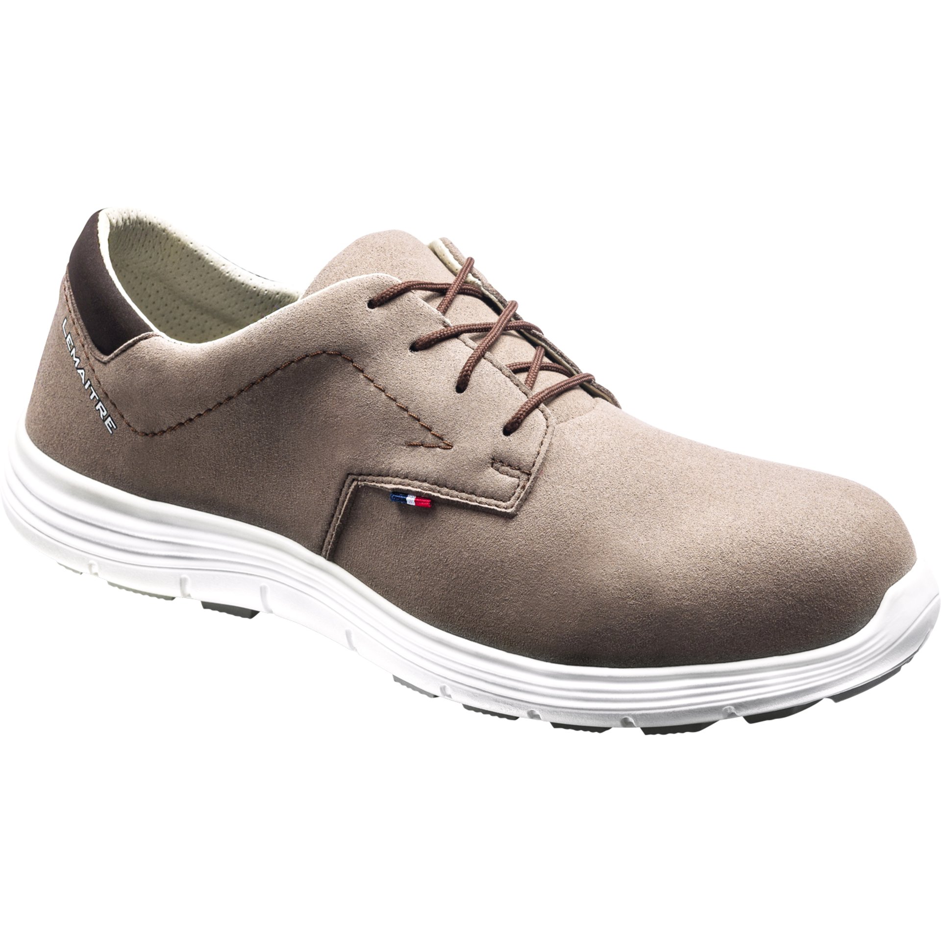 Sneaker, Laufschuh, Taupe, Grau, Schnürschuh