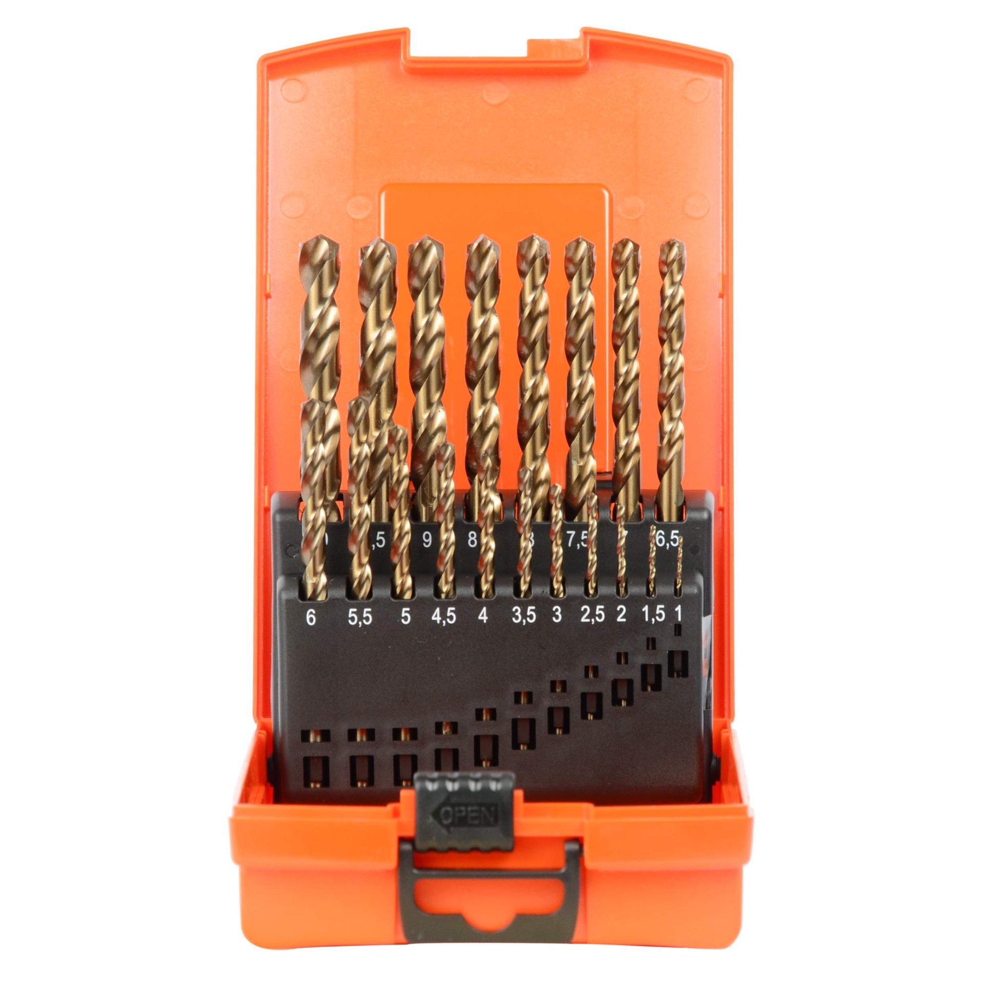 Bohrer, Satz, Goldene Bohrer, Spiralbohrer, Kassette