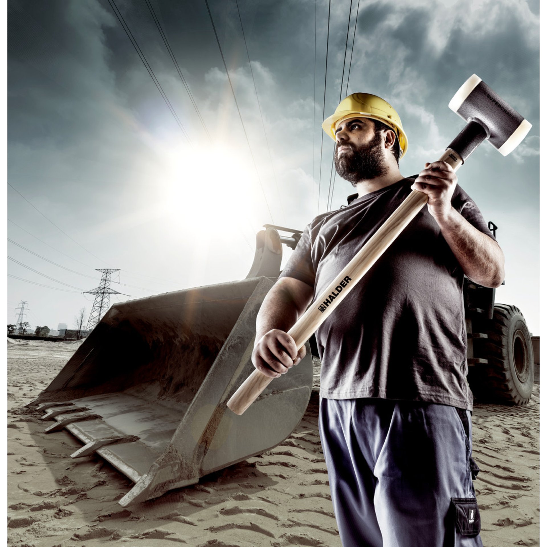 Person, Arbeiter, Schutzhelm, Helm, Gerät