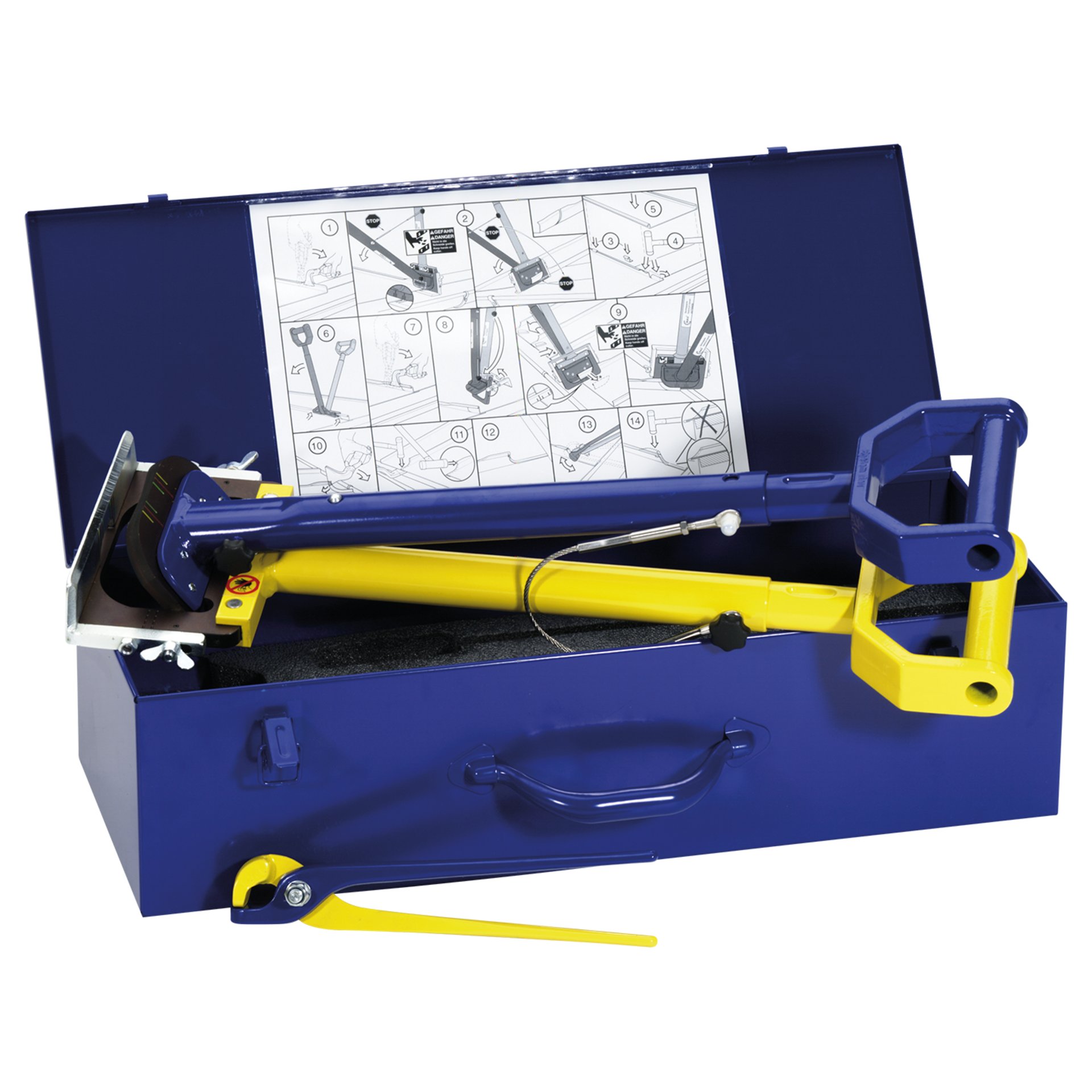 Tiefen-Drahtseilhammer, Hydraulischer Cutter, Werkzeugkoffer, Spezialwerkzeug, Kernwerkzeug
