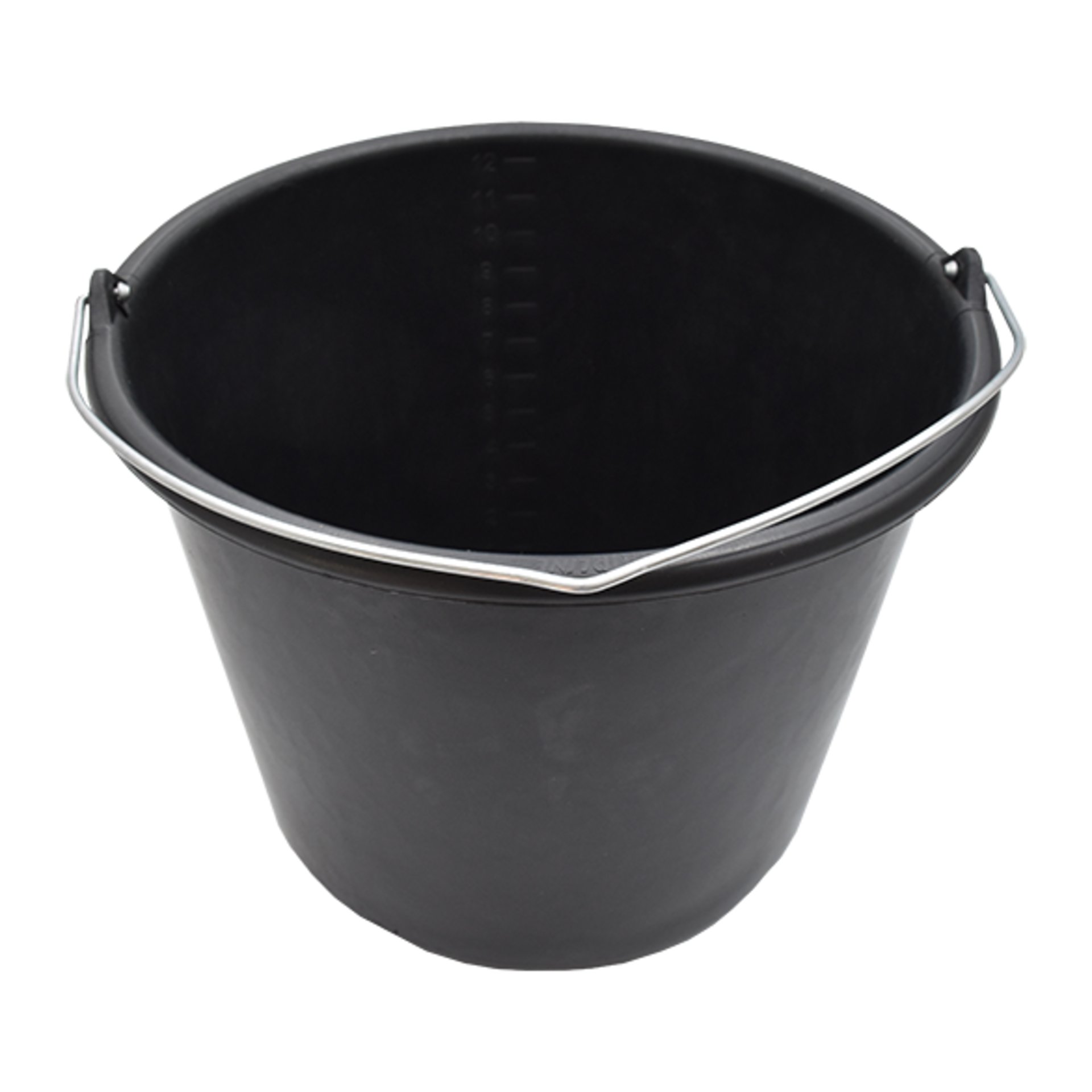Eimer, Schwarz, Kunststoff, Tragegriff, Bucket