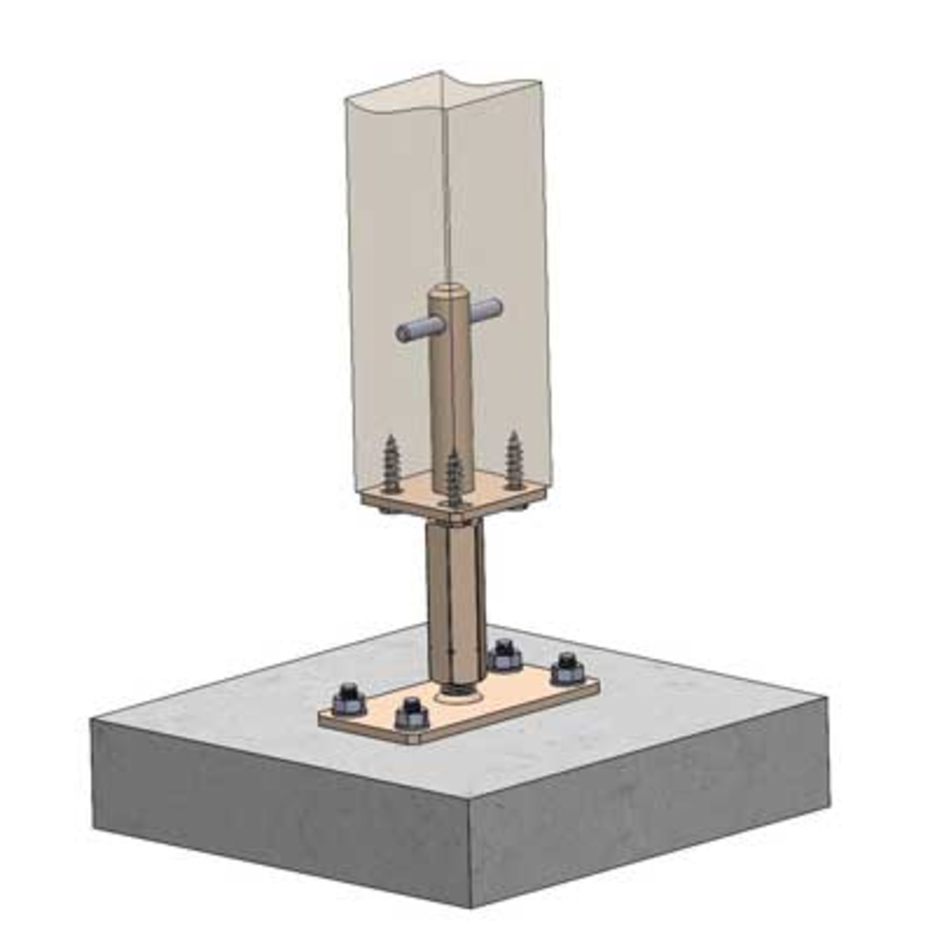 Schutzhaube, Versuchsaufbau, Präzisionshalter, Isoliert, Basisplatte