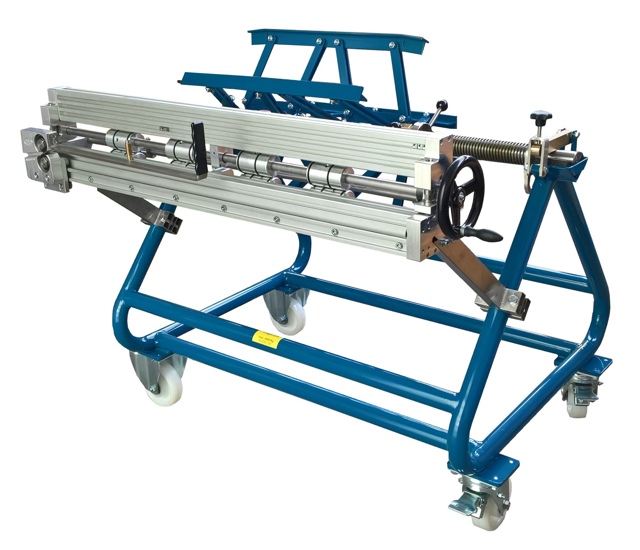 DRÄCO Mobiler Coilwagen K1-CW/100AQ mit Abroll- und Querschneideeinrichtung