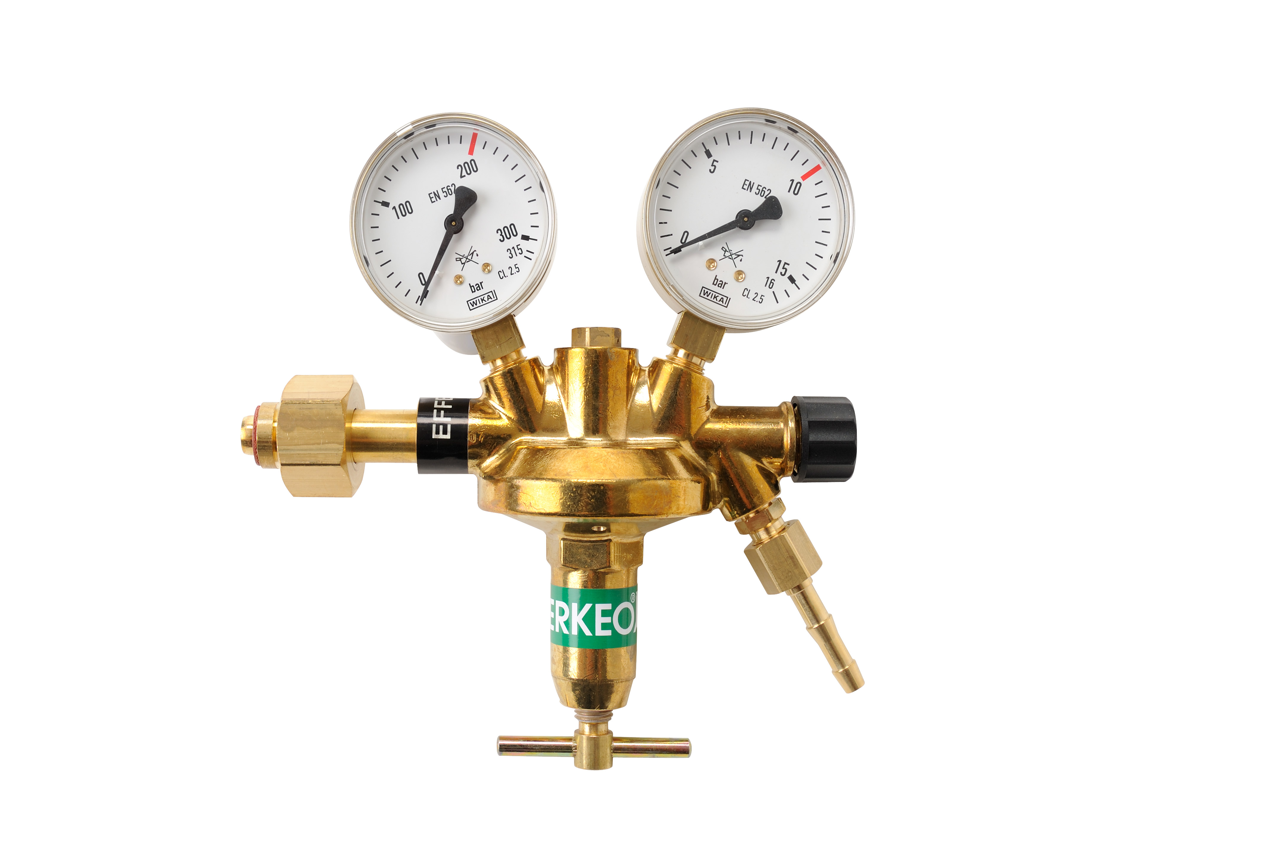 Perkeo Stickstoff-Flaschendruckminderer 0-10 bar regelbar - 200 bar-Fl.