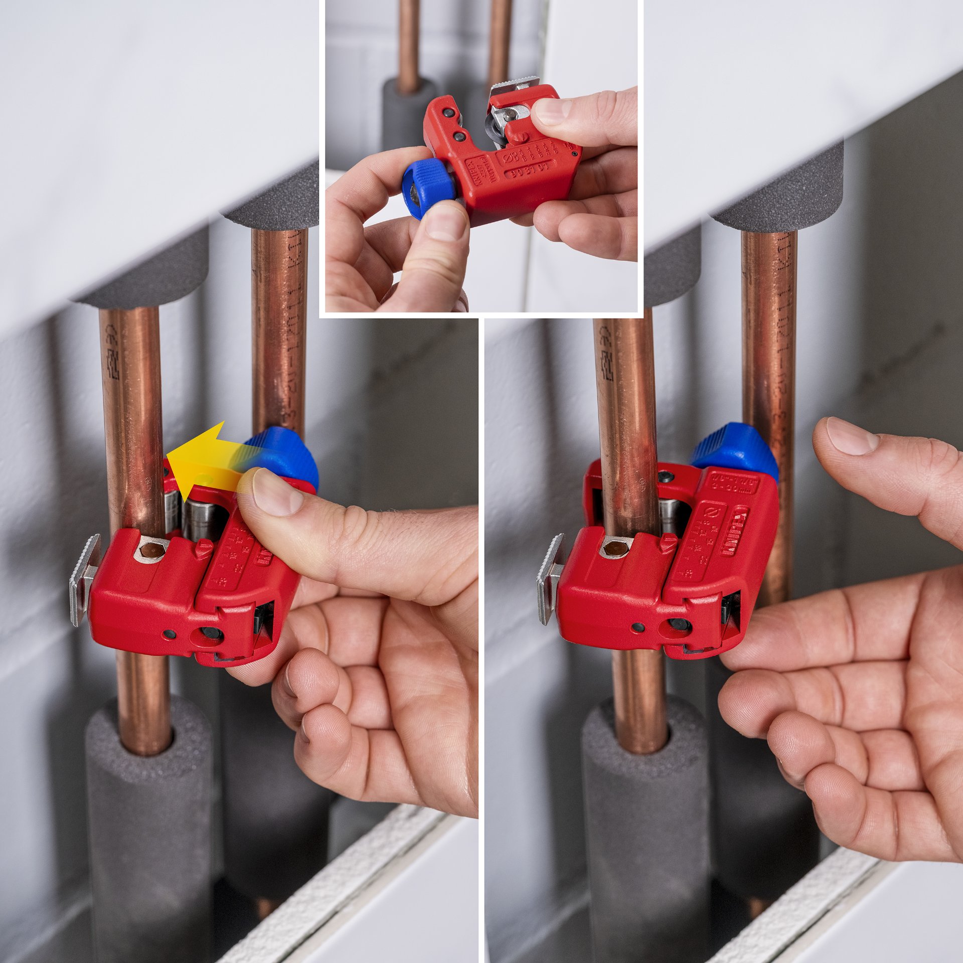 Person, Klempnerarbeiten