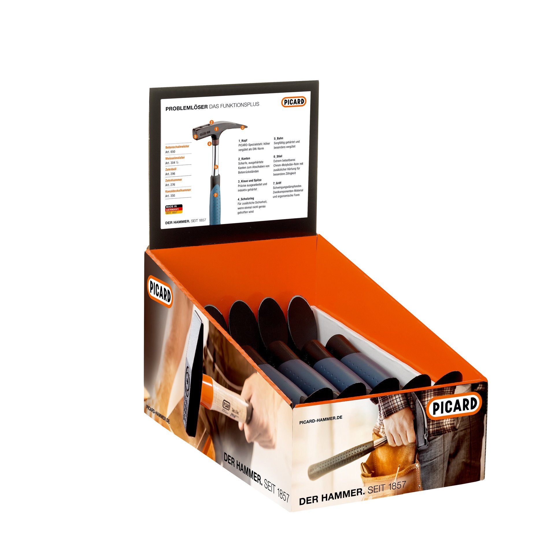 Verkaufshilfen, Geschenkverpackungen, Thekendisplays