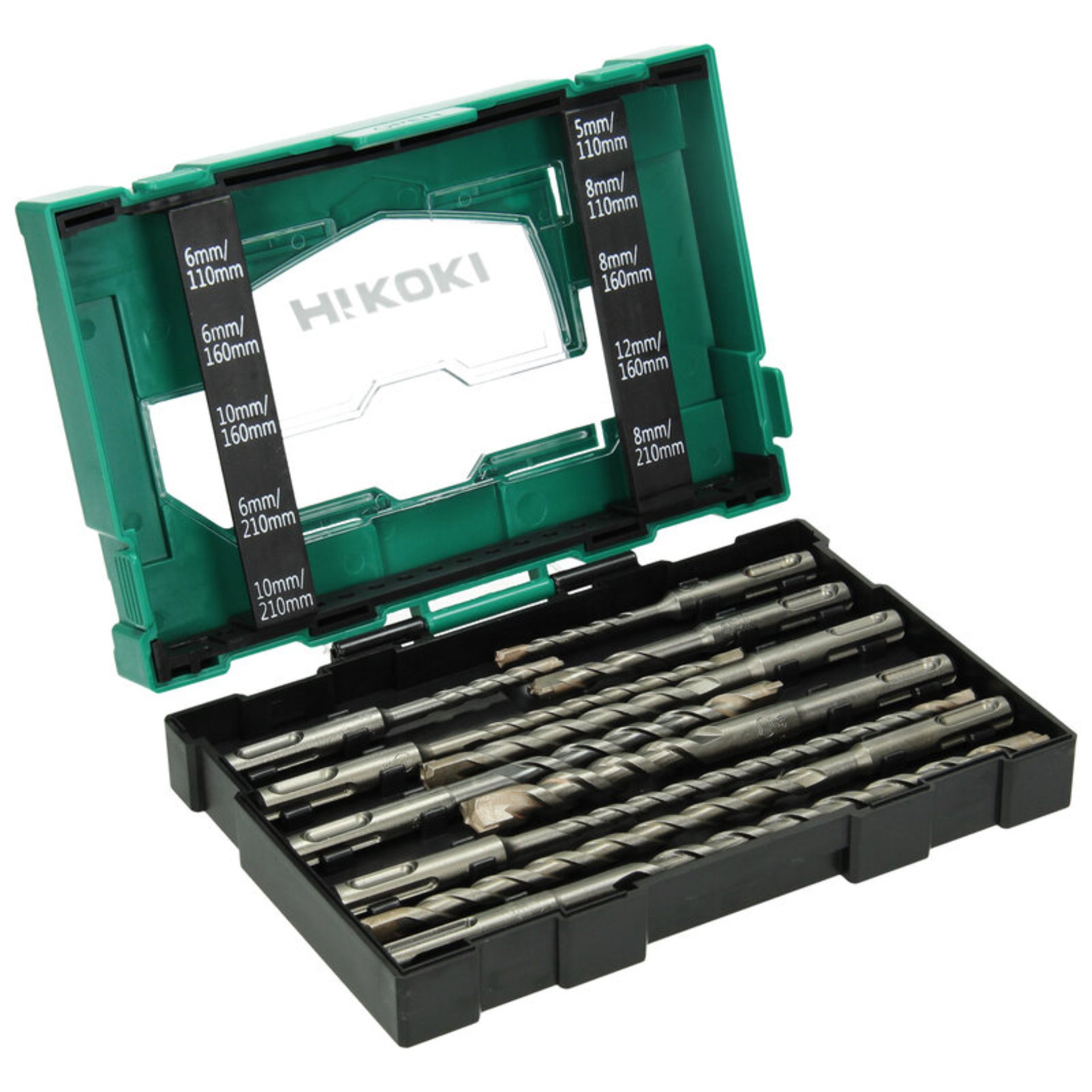 Hikoki 40030030 10 PCS SDS-PLUS HAMMER DRILL BIT SET (BOX III)