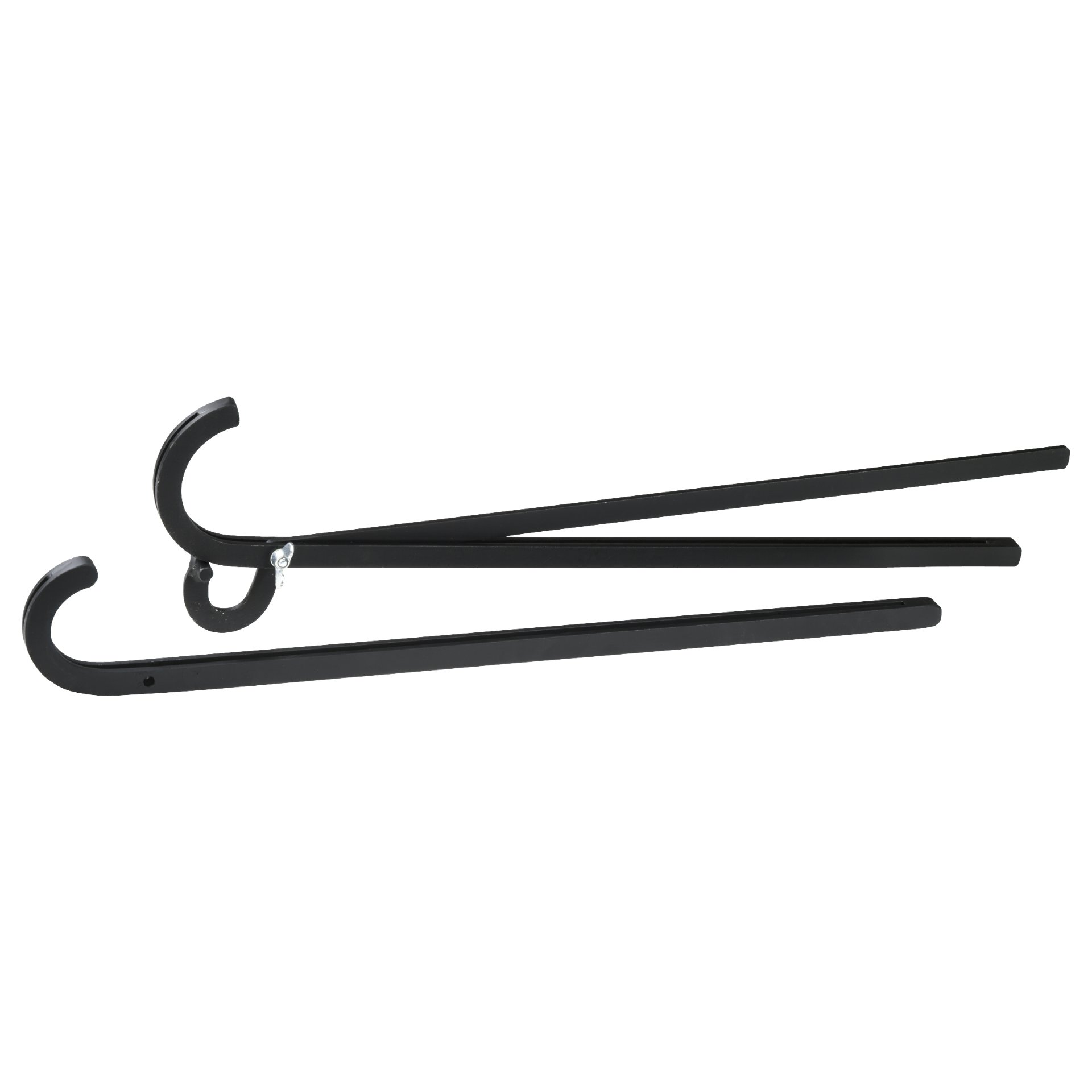 Haarbürstenhalter, Kleiderbügel, Klappbare Bügel, Schwarz, Faltbarer Kleiderbügel