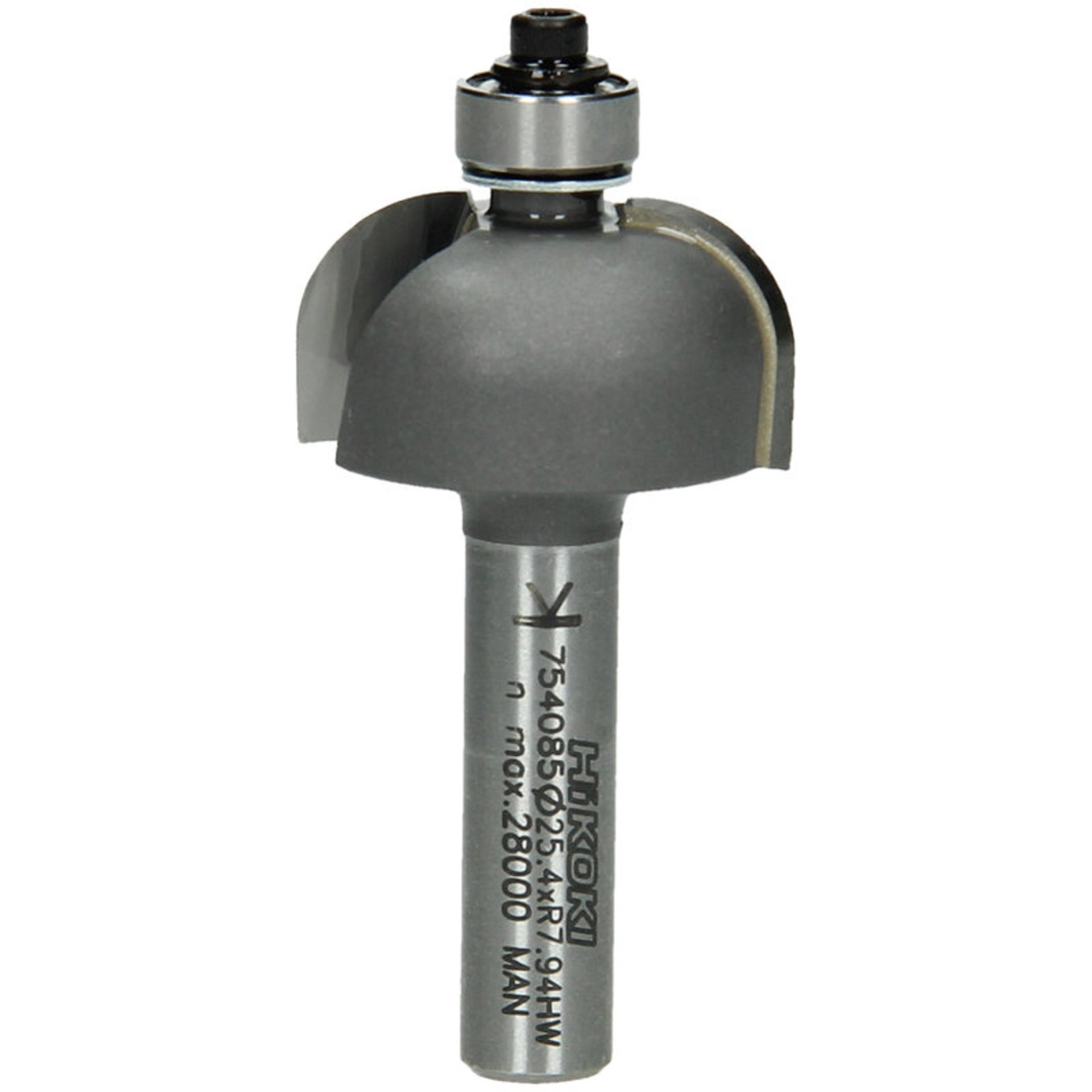 Hikoki 8 mm Hohlkehlfräser mit Kugellager 25.4x55x7.9