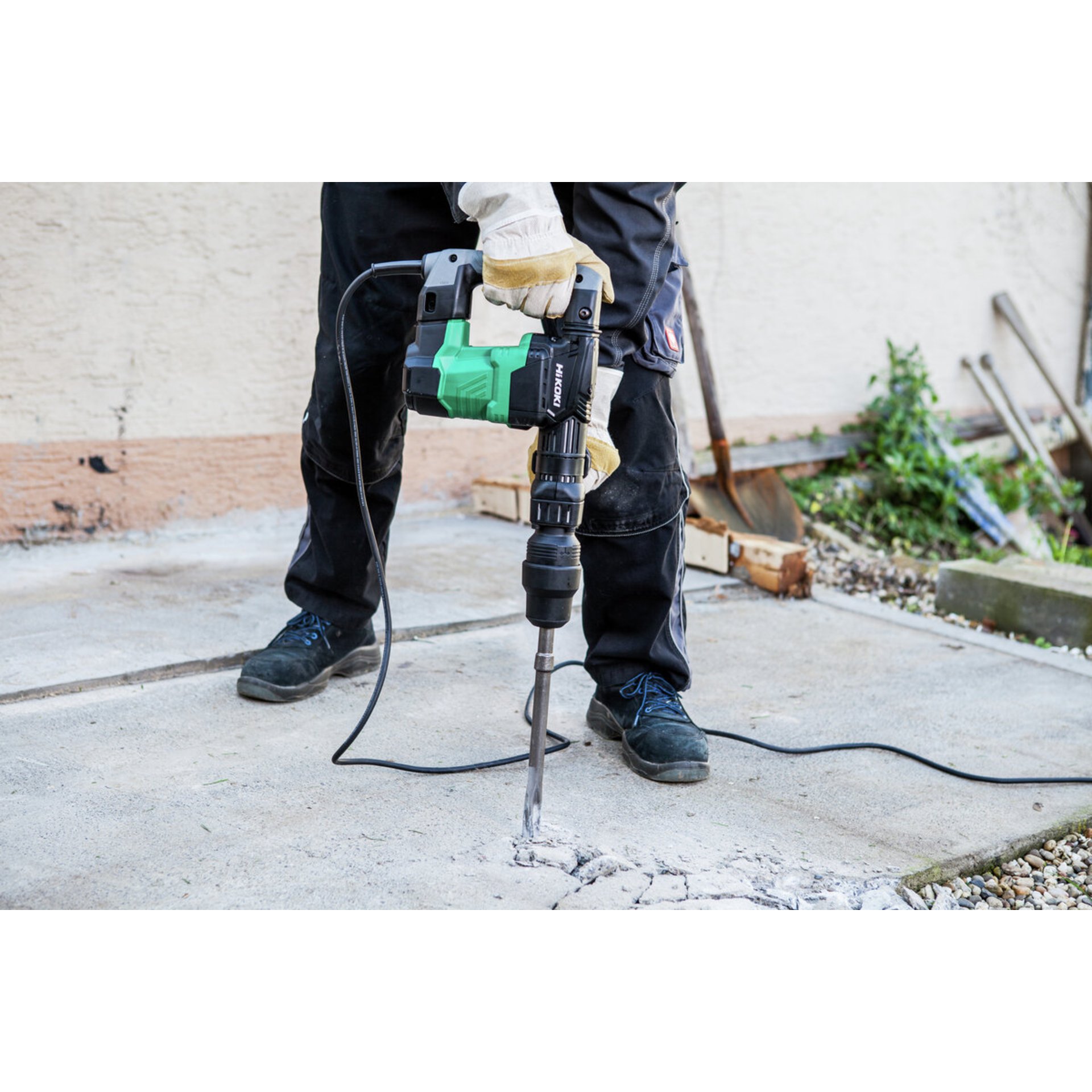 Elektrische Bohrmaschine, Werkzeug, Person, Arbeiter, Stativ