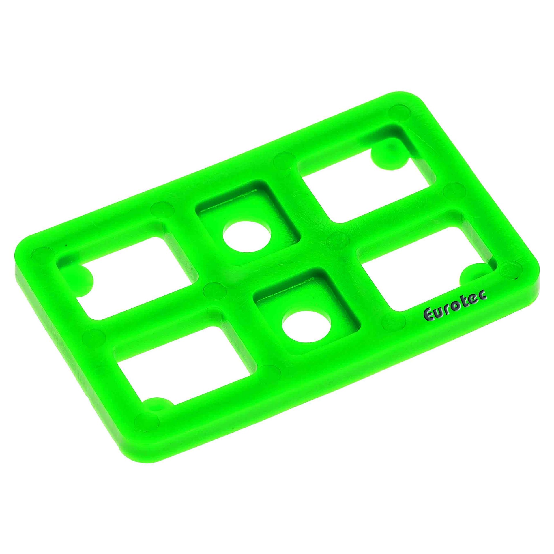 Eurotec Justierklotz grün 80,0 mm x 50,0 mm x 3 mm