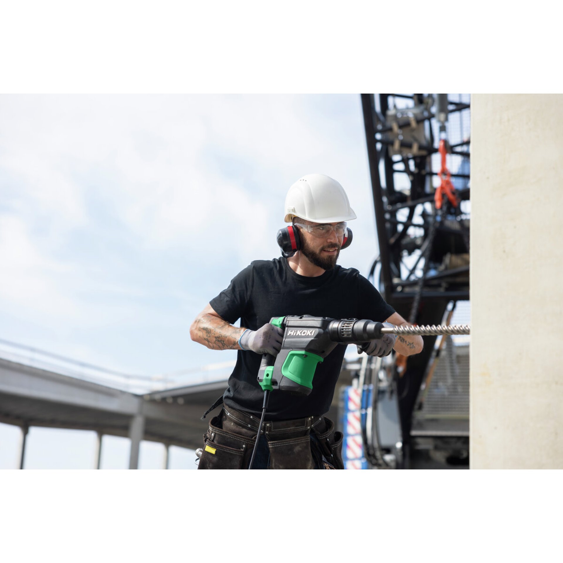 Person, Arbeiter, Handschuh, Helm, Mann