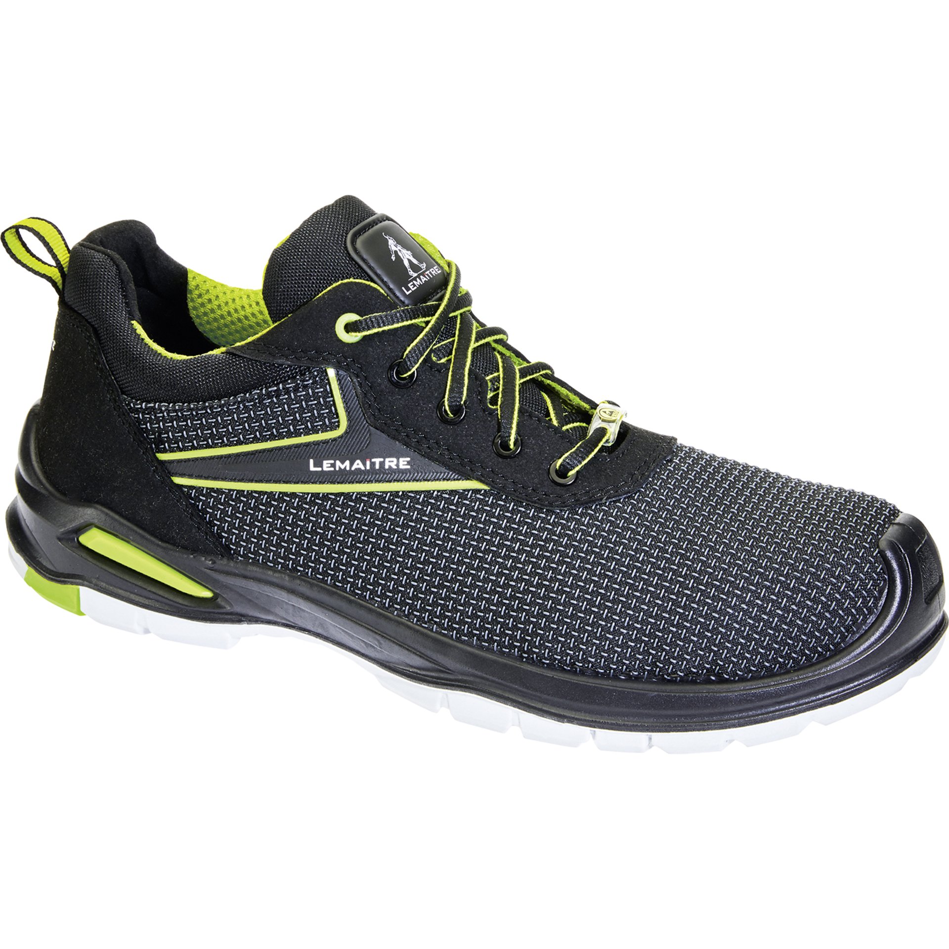 Sneaker, Laufschuh, Grau, Netzstoff, Lemaitre