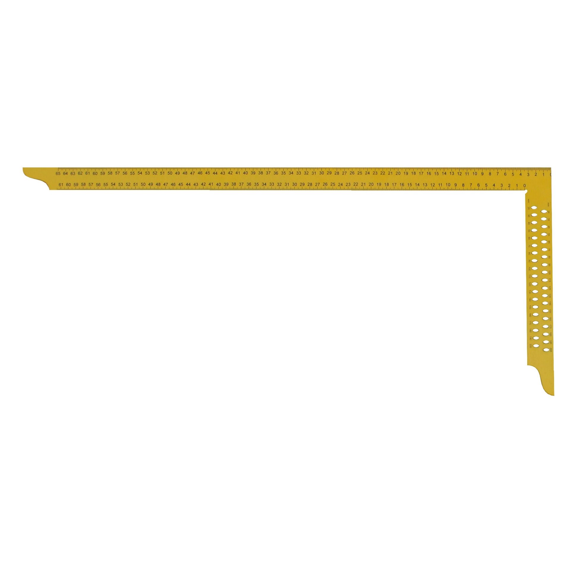 Hedü Zimmermannswinkel hedue ZY 1000 mm mit mm-Skala Typ A und Anreißlöcher