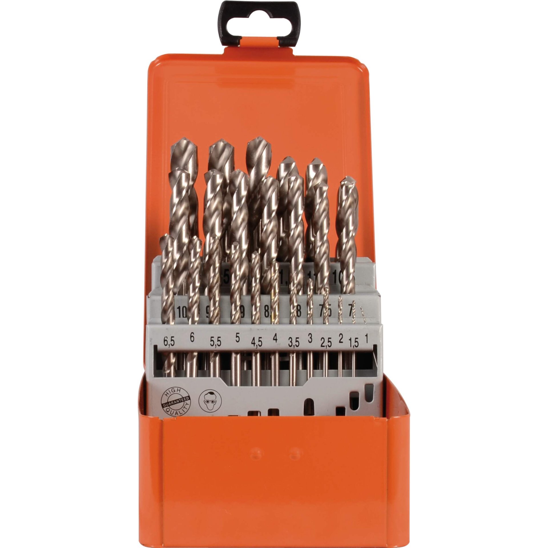 Bohrer Set, HSS-Bohrer, Bohrerset, Metallbohrer, Beschriftete Einsätze