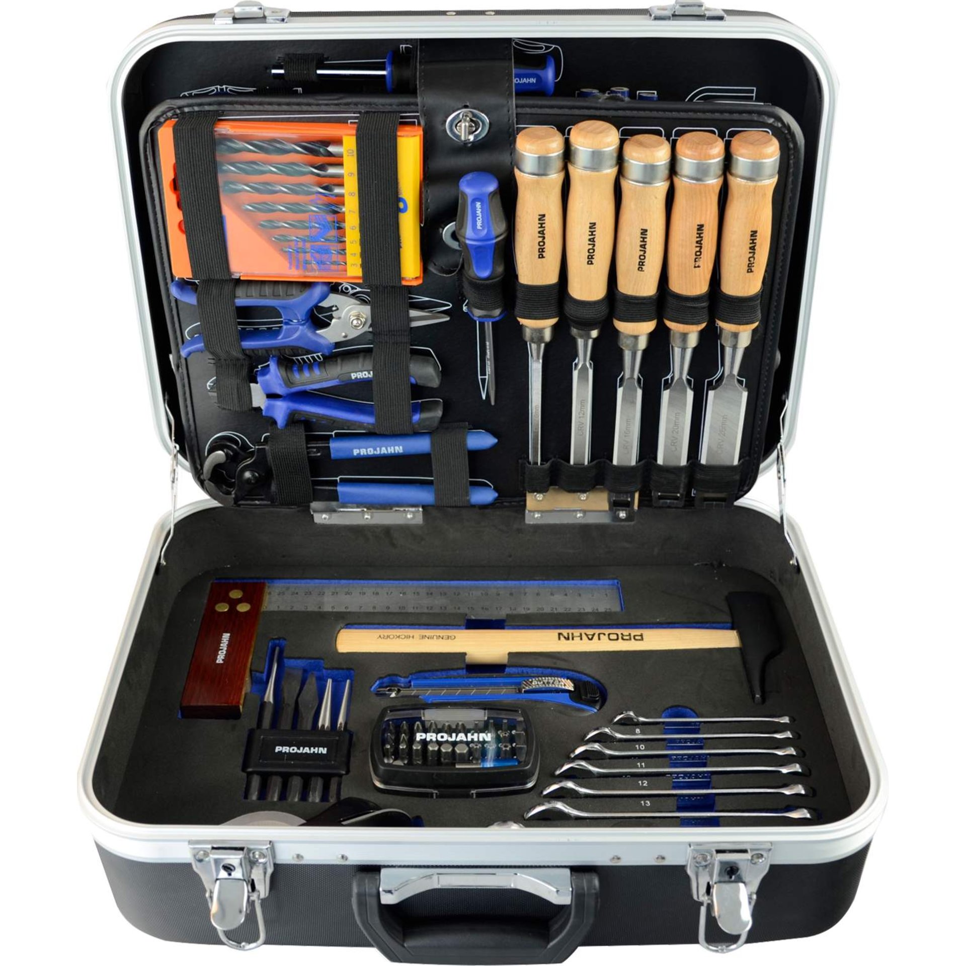 Schraubendreher-Set, Schraubenzieher, Zangen, Maßstab, Werkzeugkoffer