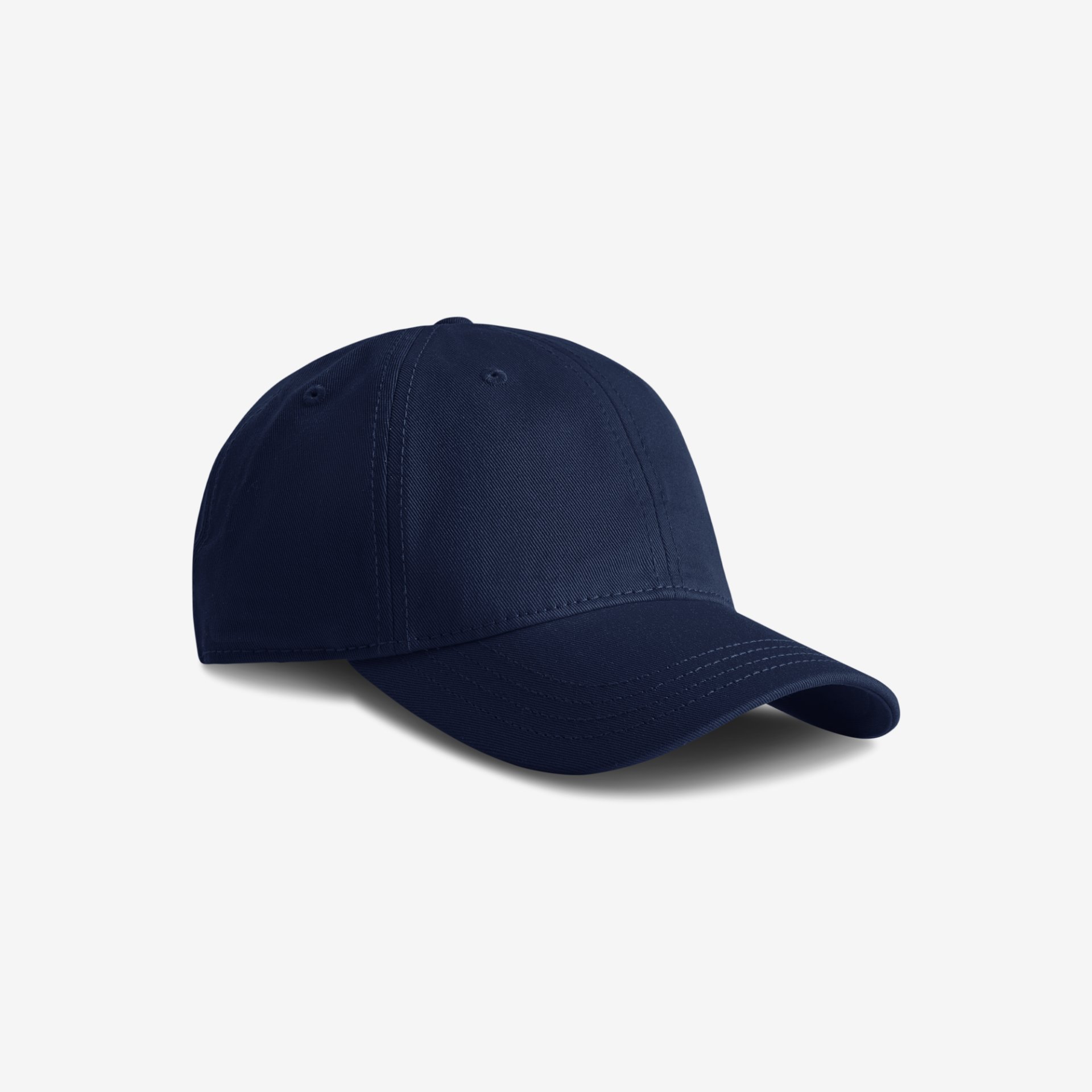 Baseballkappe,  Navy Cap,  gebogene Krempe,  Baumwolle,  einfarbig