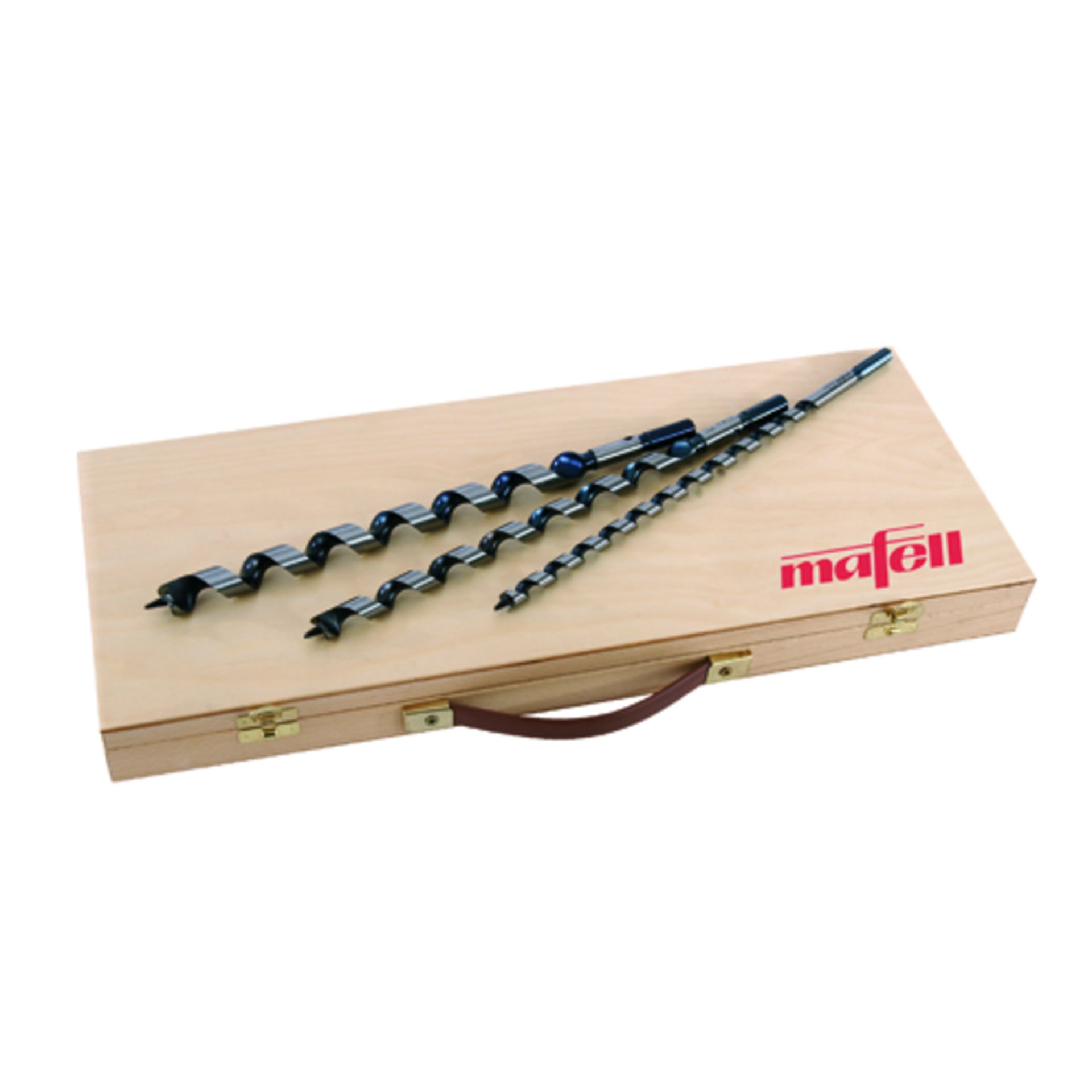 Mafell Bohrerkassette 650, 5 Stück Schlangenbohrer Lewis Ø 12, 14, 16, 18, 20 mm