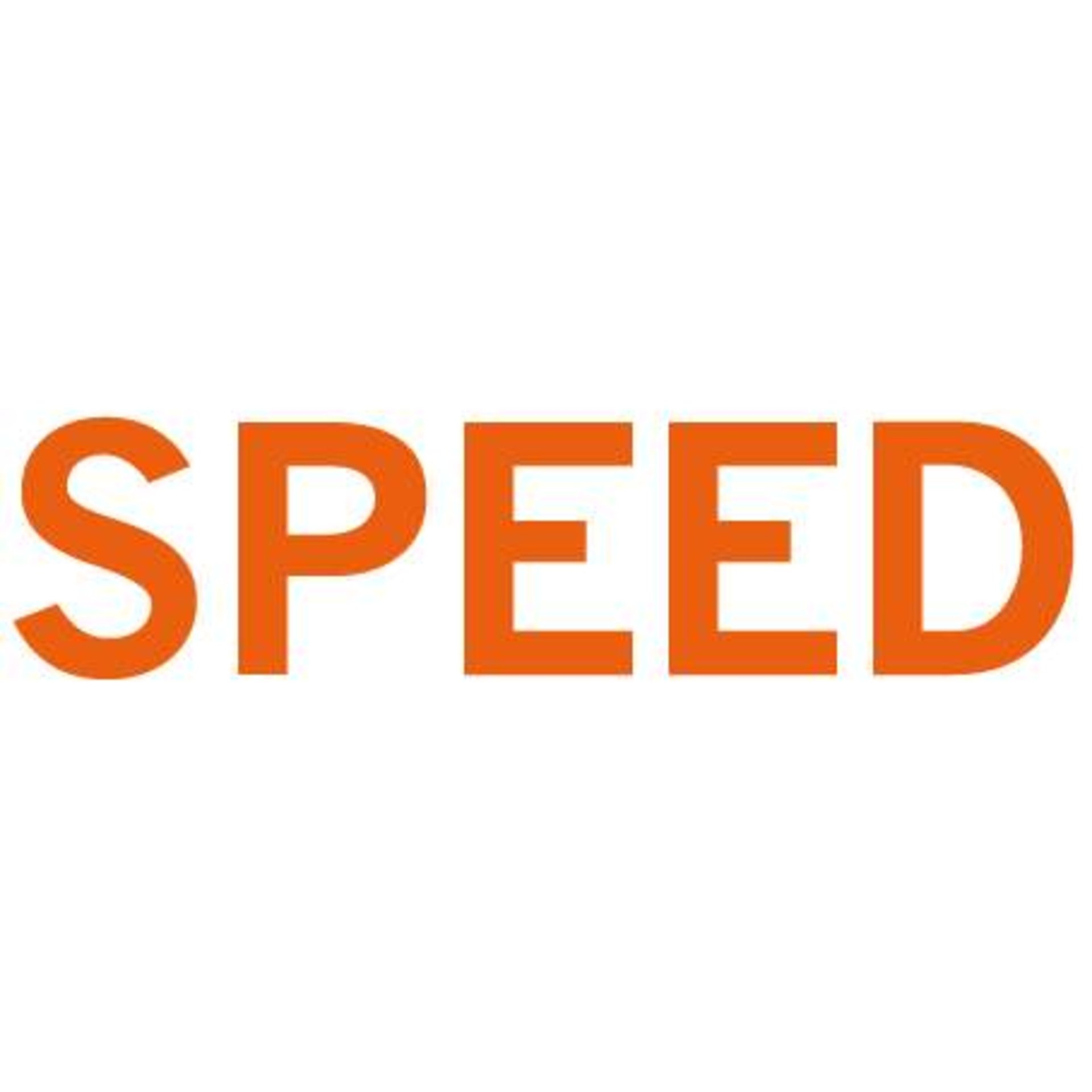 logo, speed, orange, text, branding