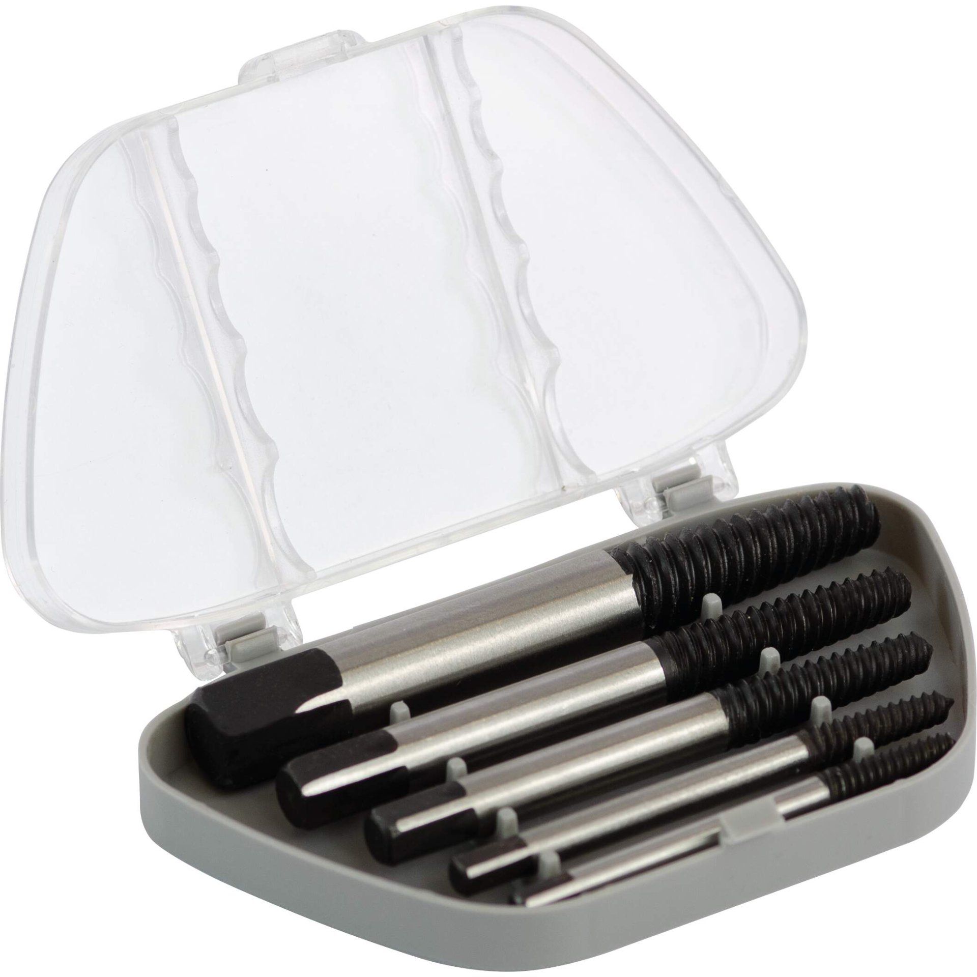 Schraubendrehsatz-Set, Schlitzbohrer, Metallstange, Kunststoffetui, Bit-Halter