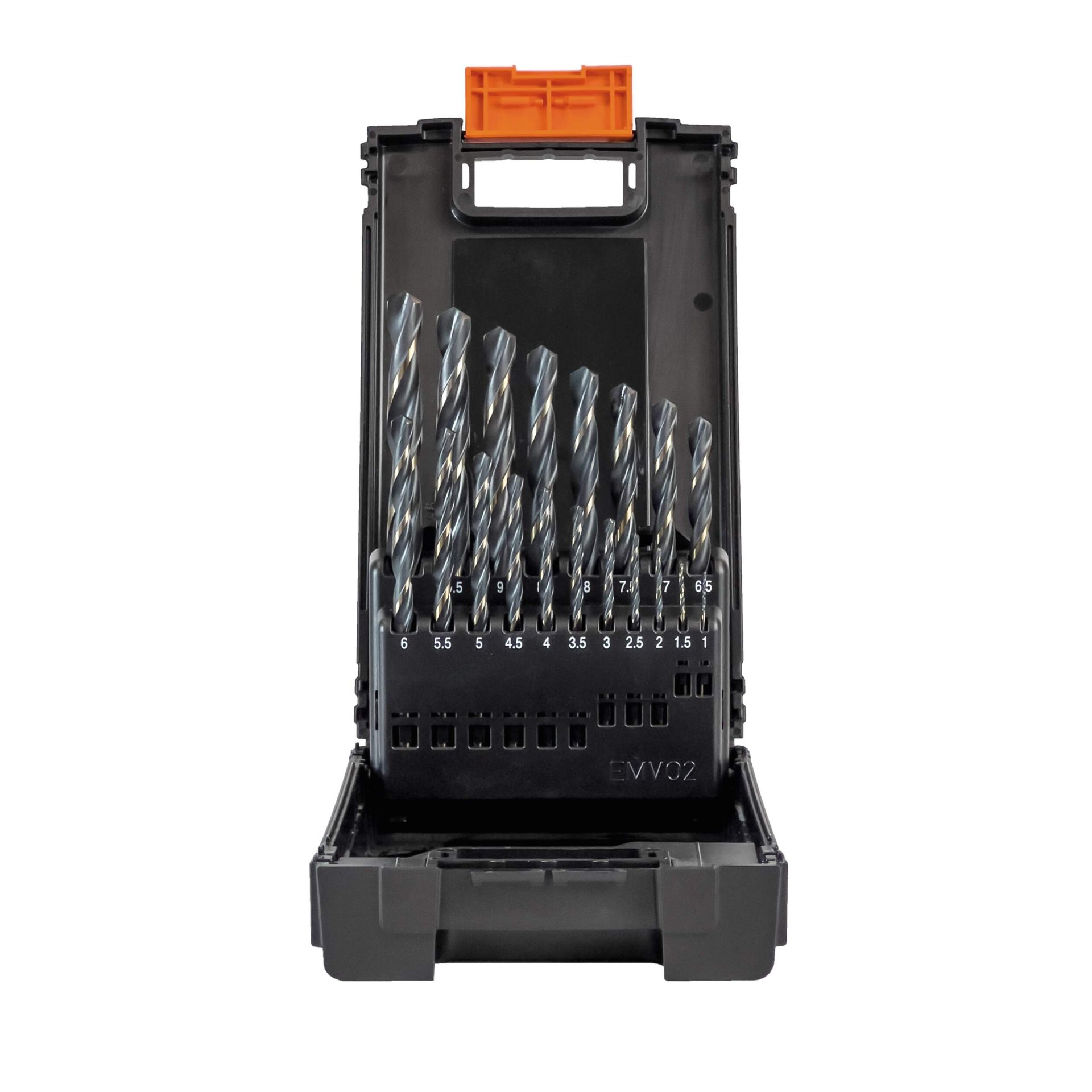 bohrer, Satz, Metall, Spiral, Halterung