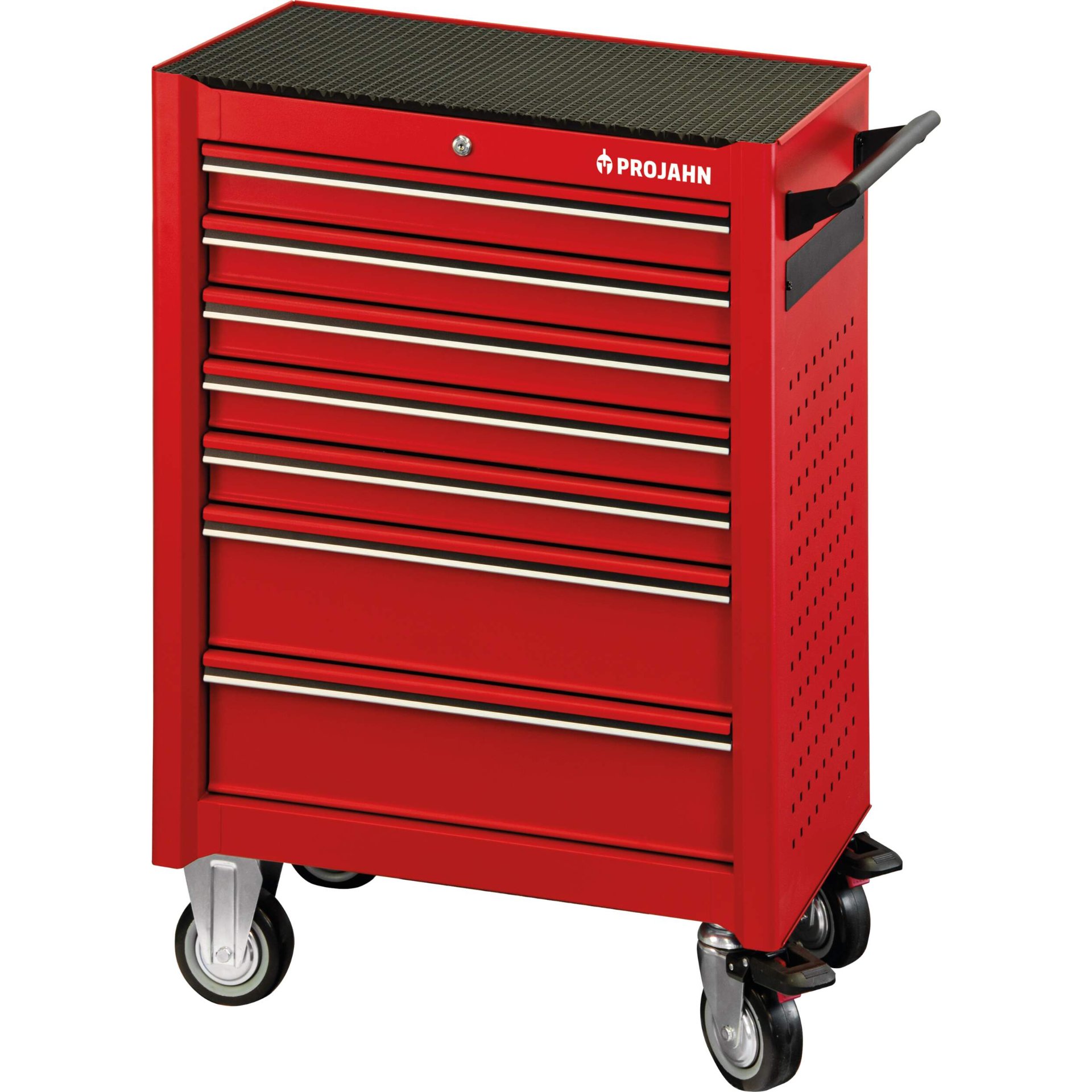 Werkzeugwagen, Werkzeugkoffer, Rollwagen, rot, Schubladen