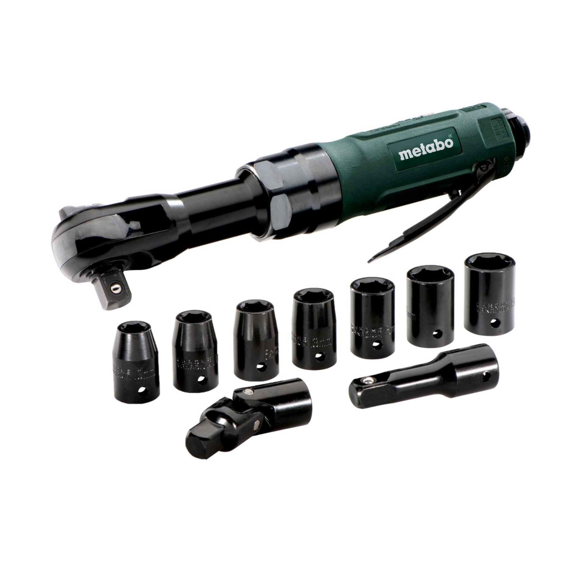 Metabo Druckluft-Ratschenschrauber DRS 68 Set 1/2" (604119500) - Kunststoffkoffer