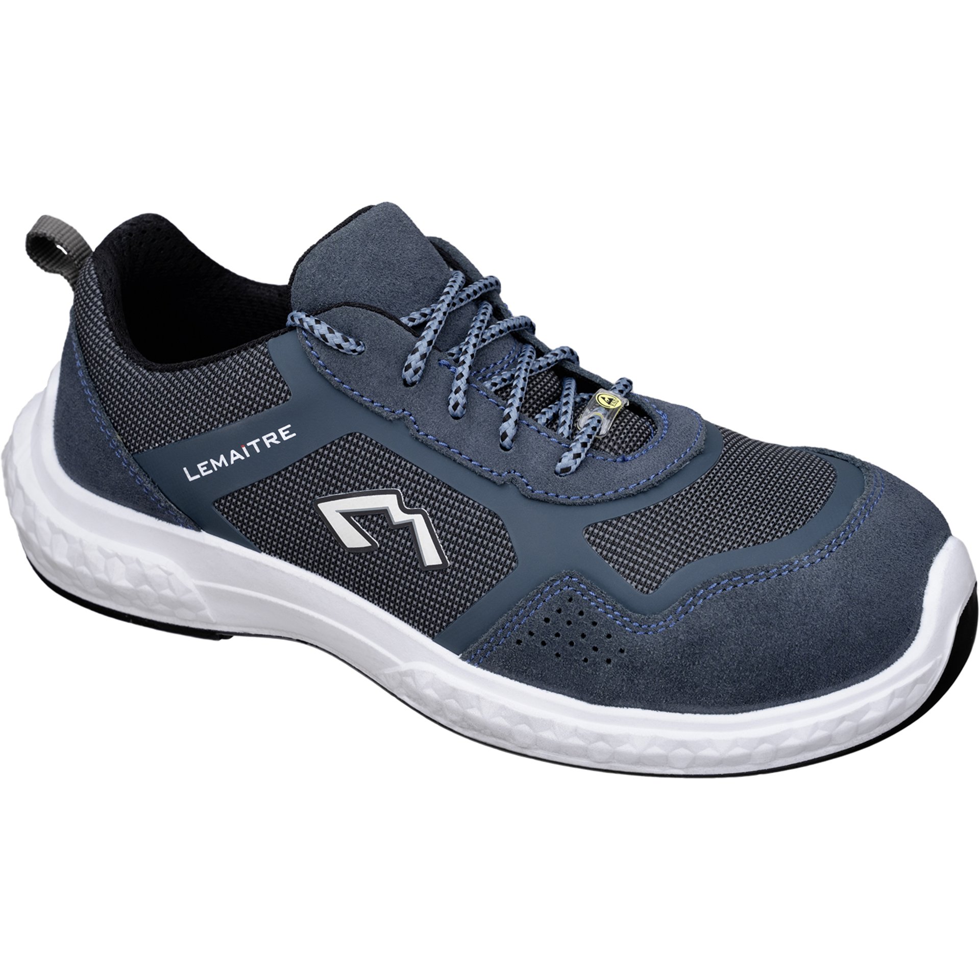 Schuh, Sneaker, Laufschuh, Mesh, Grau