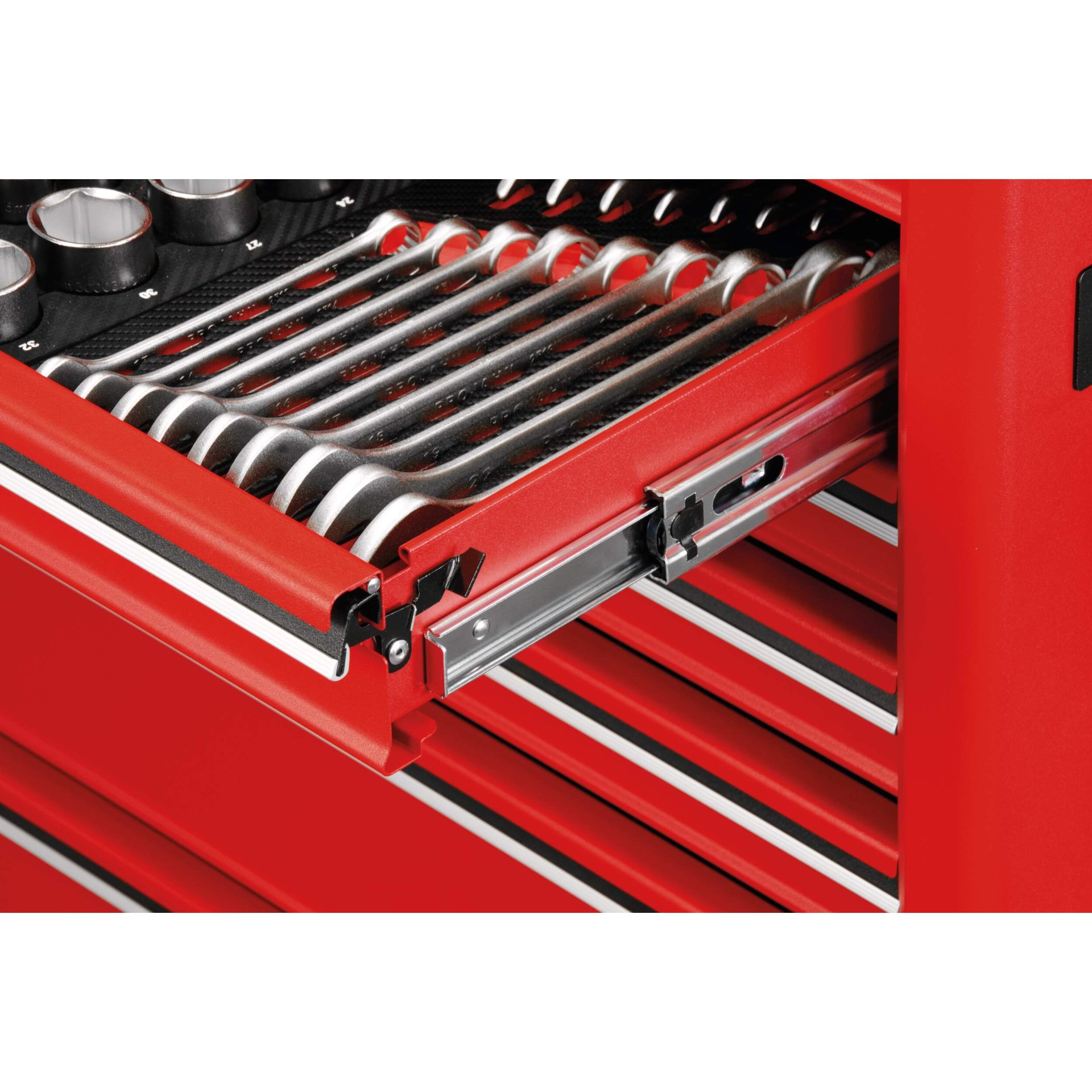 Rohrkassette, Zieh-Schublade, Schublade, Rollenschiene, Werkzeugkiste