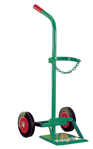Perkeo Propan-Stahlflaschenwagen m.Voll- gummibereifung für 1 x 33 kg-Fl.