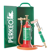 Perkeo EASY BOX Original Weichlötanlage im Set mit Transport-Stahlblechkasten nach GGVS