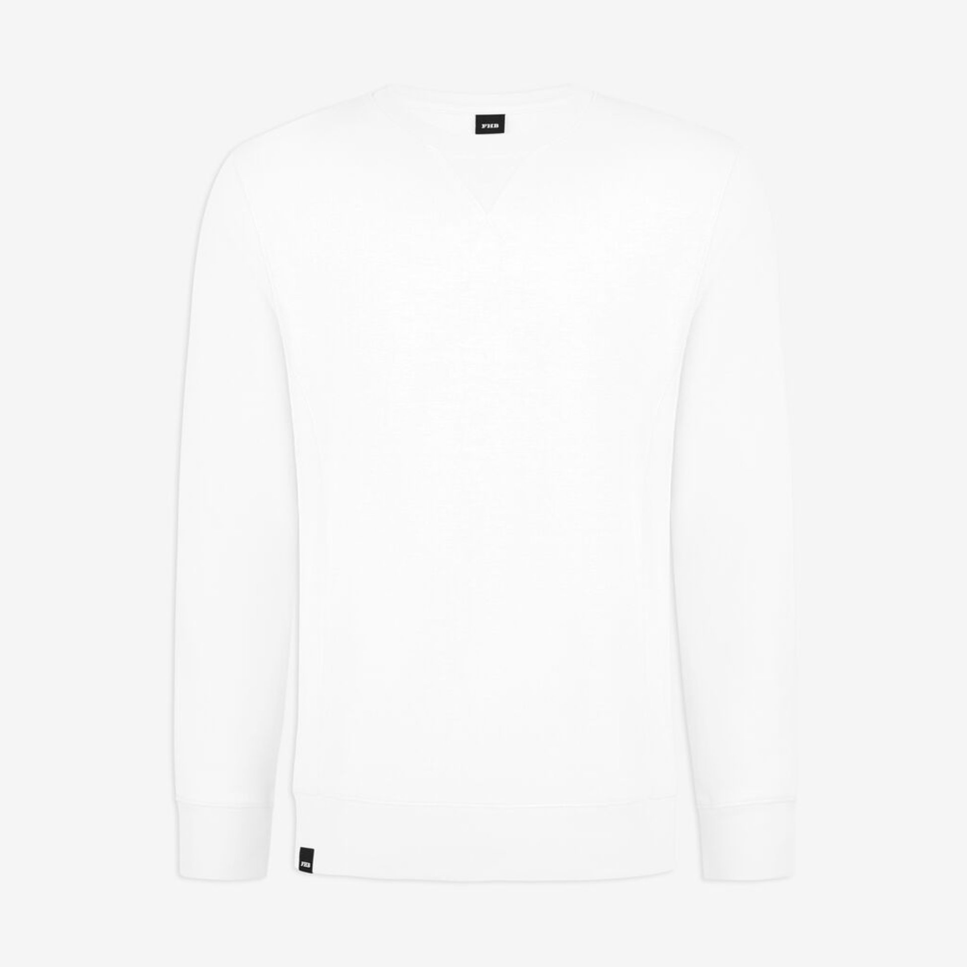 Sweatshirt, Weiß, Langarm, Rundhalsausschnitt, Alltagstauglich