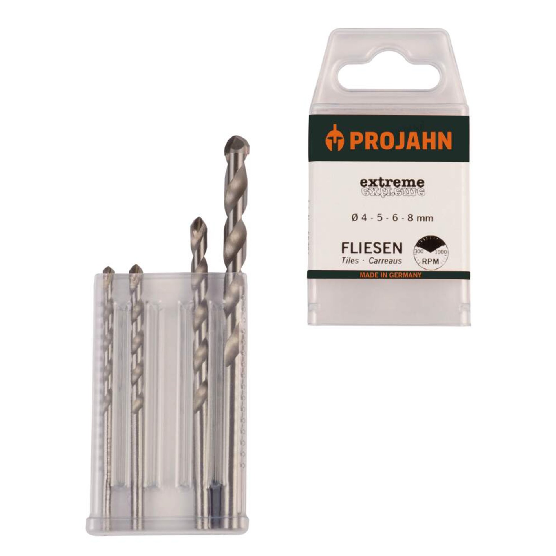 Bohrer, Diamantbohrer, Durchmesser, 4-6 mm, Set