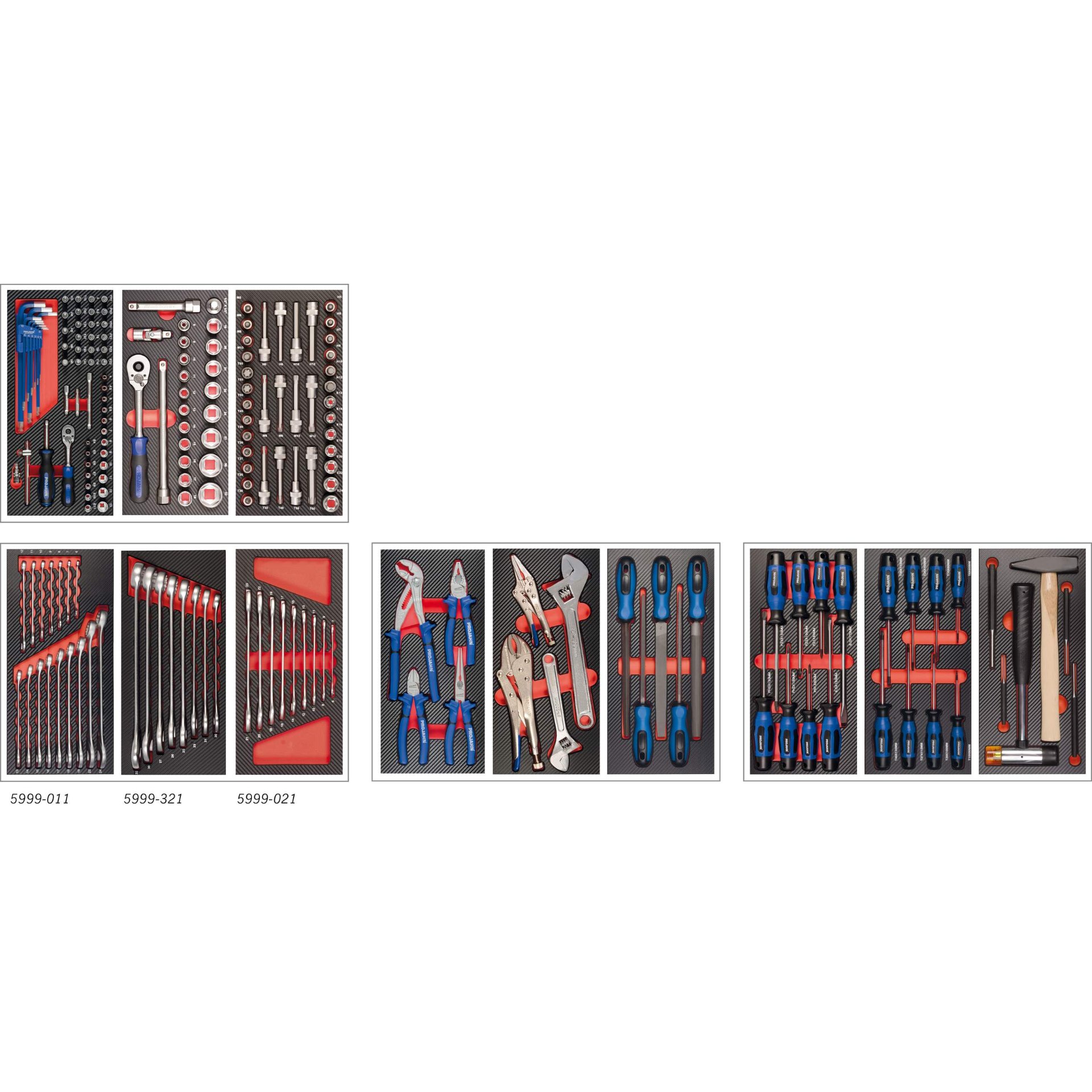 Werkzeugset, Schraubendreher, Zangenset, Bits, Socket-Werkzeug