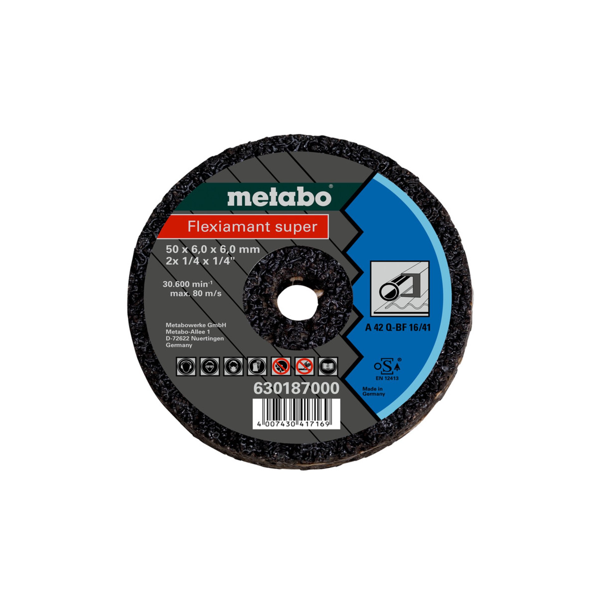 Metabo Flexiamant Super 50x6,0x6,0 Stahl  (630187000)